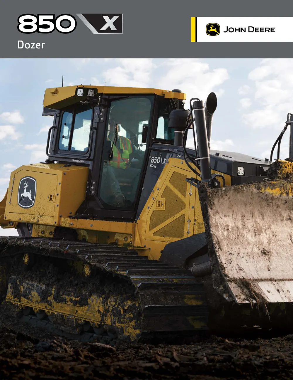 850 X-Tier Mid-Size Dozer Product Brochure cover