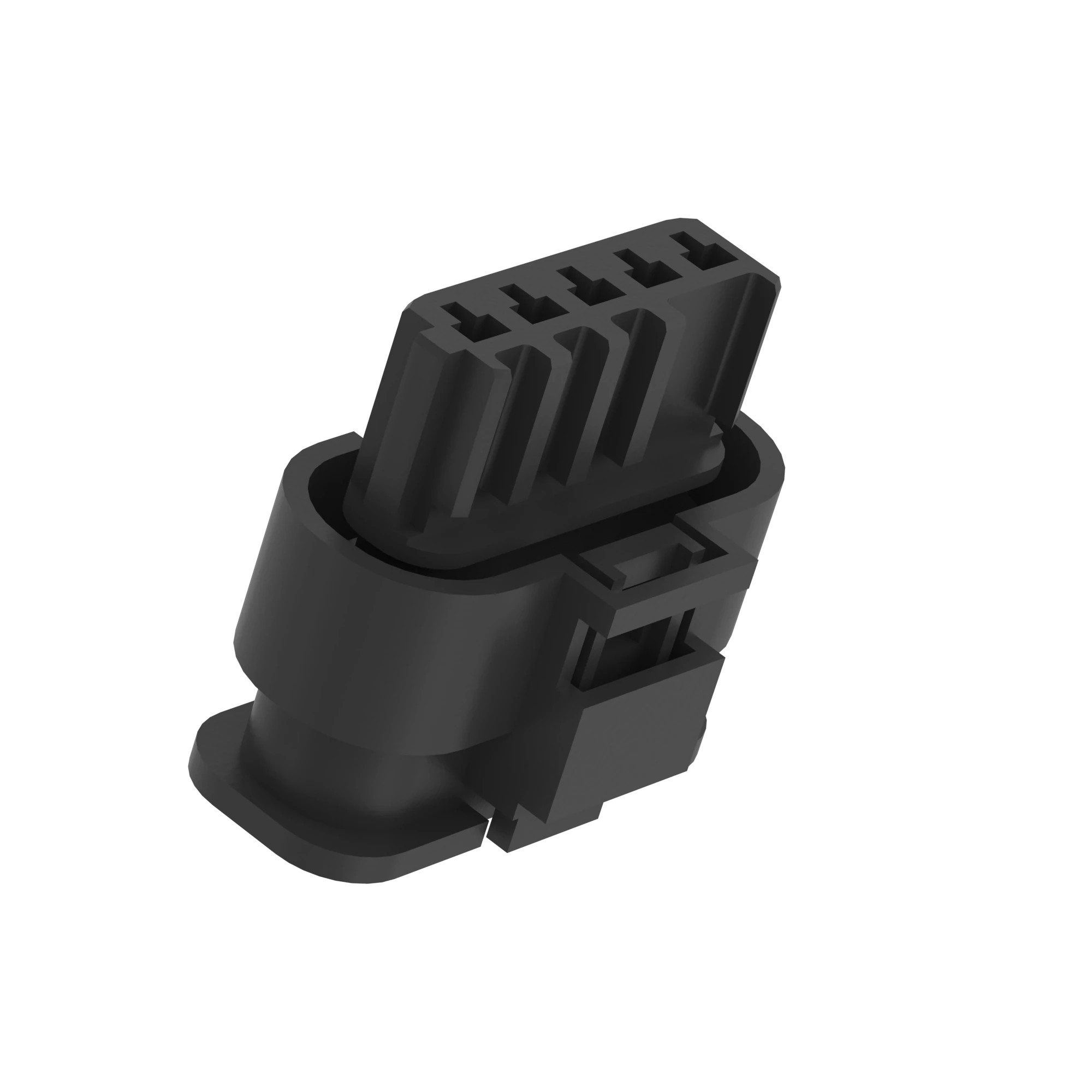 CONN HIRSCHMANN SS 5W FS BLK PLSTC