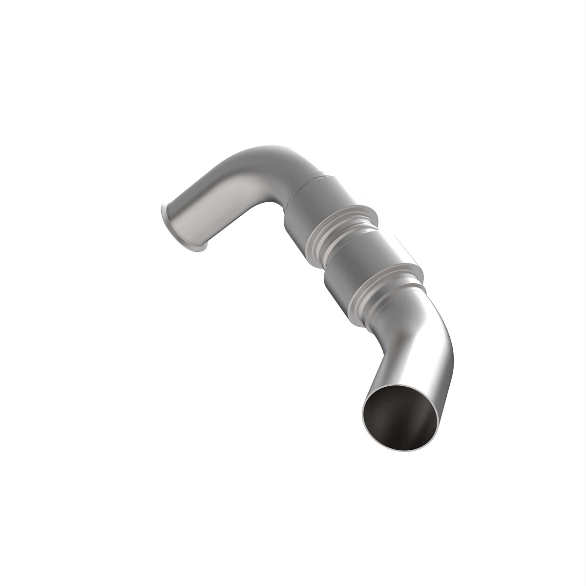 Exhaust Pipe, Flex Tier II, A-Post