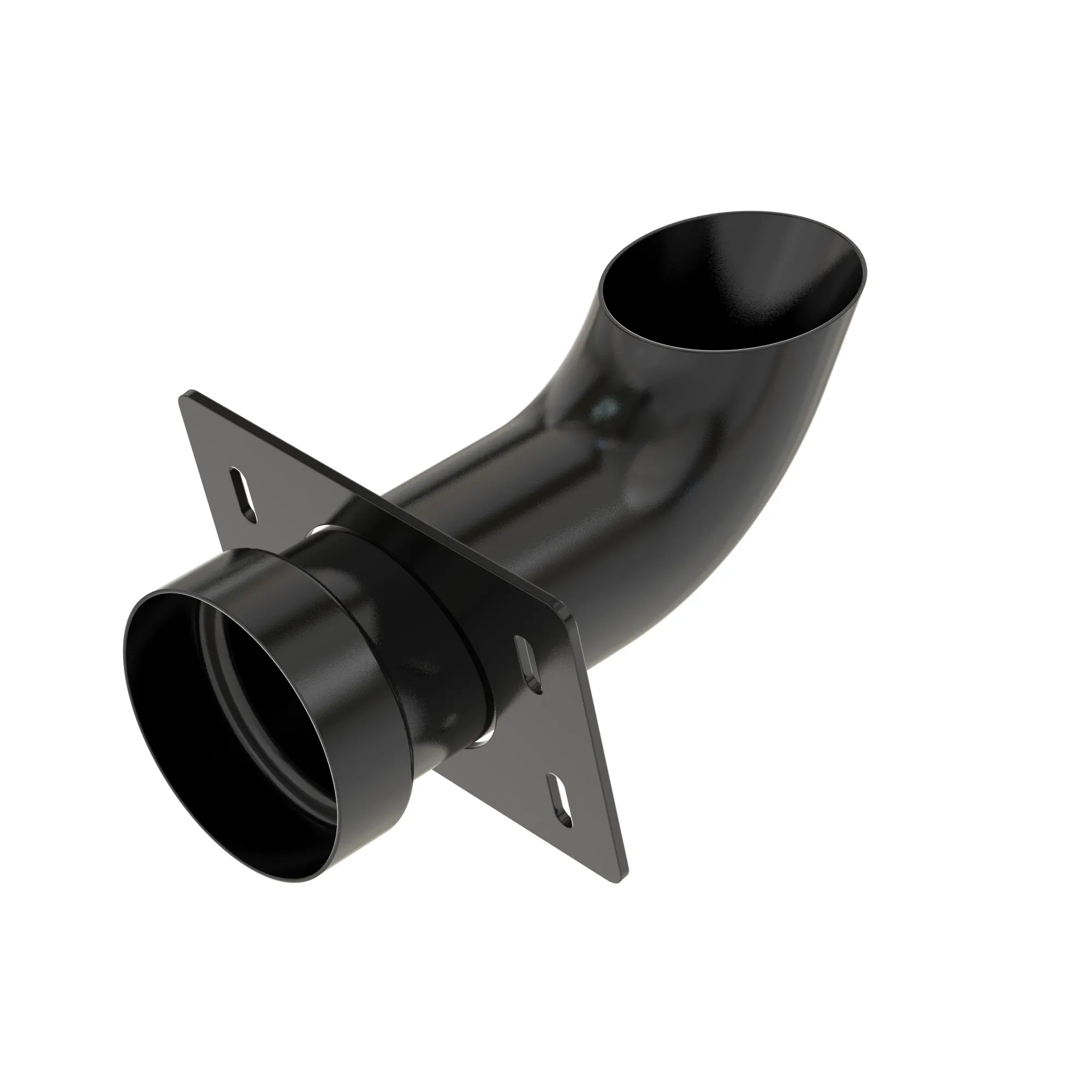 EXHAUST PIPE, EXHAUST STACK BLACK L
