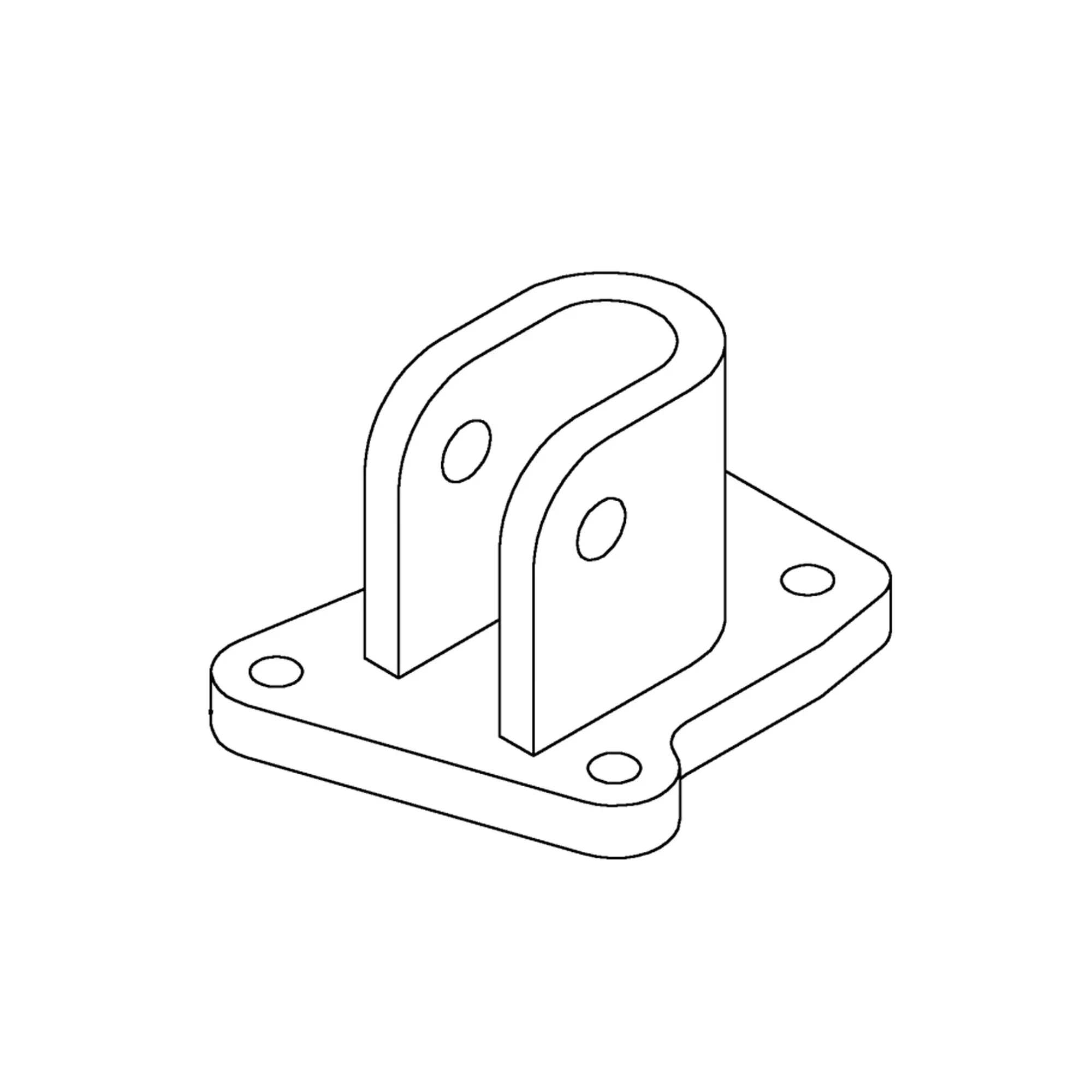 John Deere Lift Cylinder Bracket - LVA12999