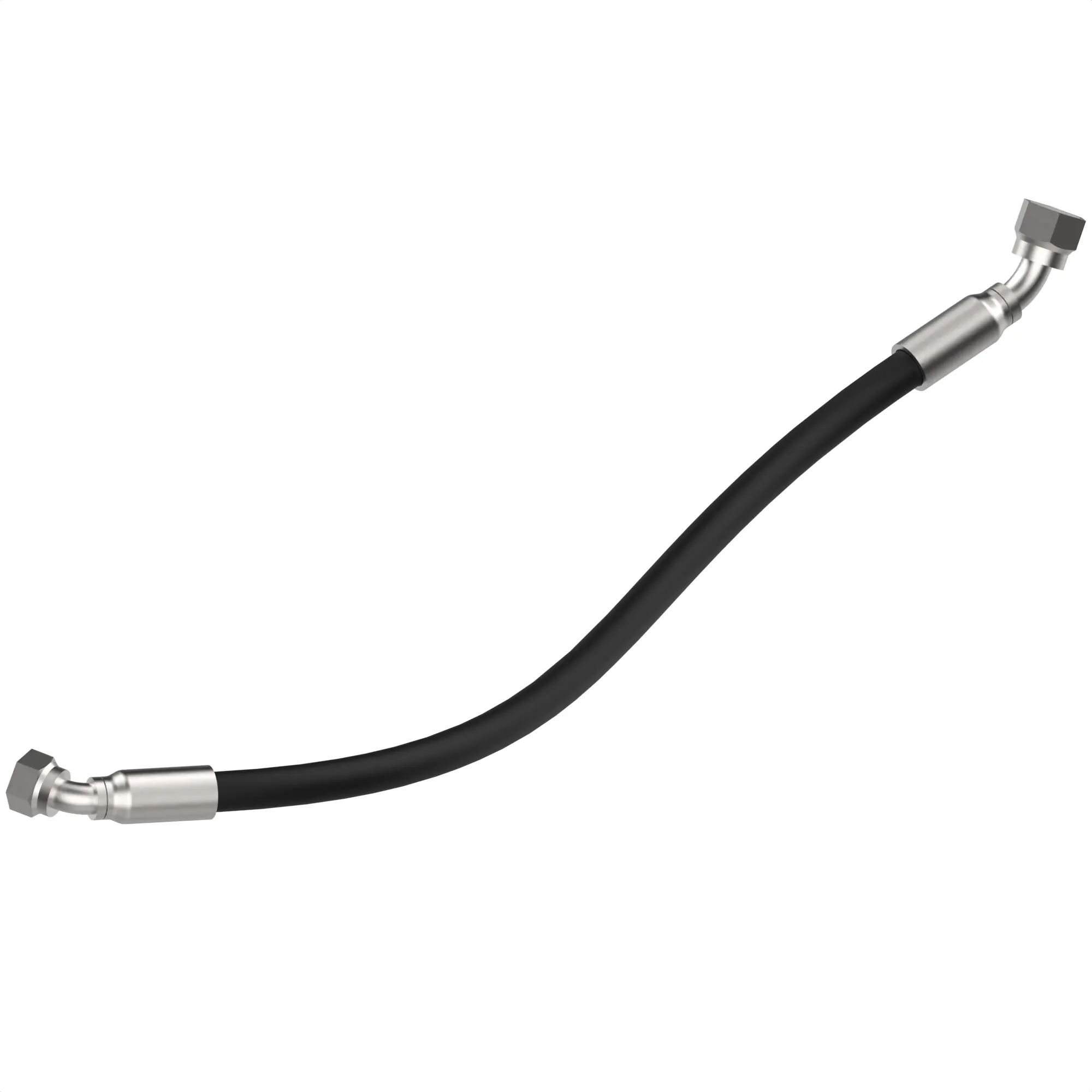 John Deere Electro-Hydraulic Pilot Drain to Midstack Hydraulic Hose - RE251345