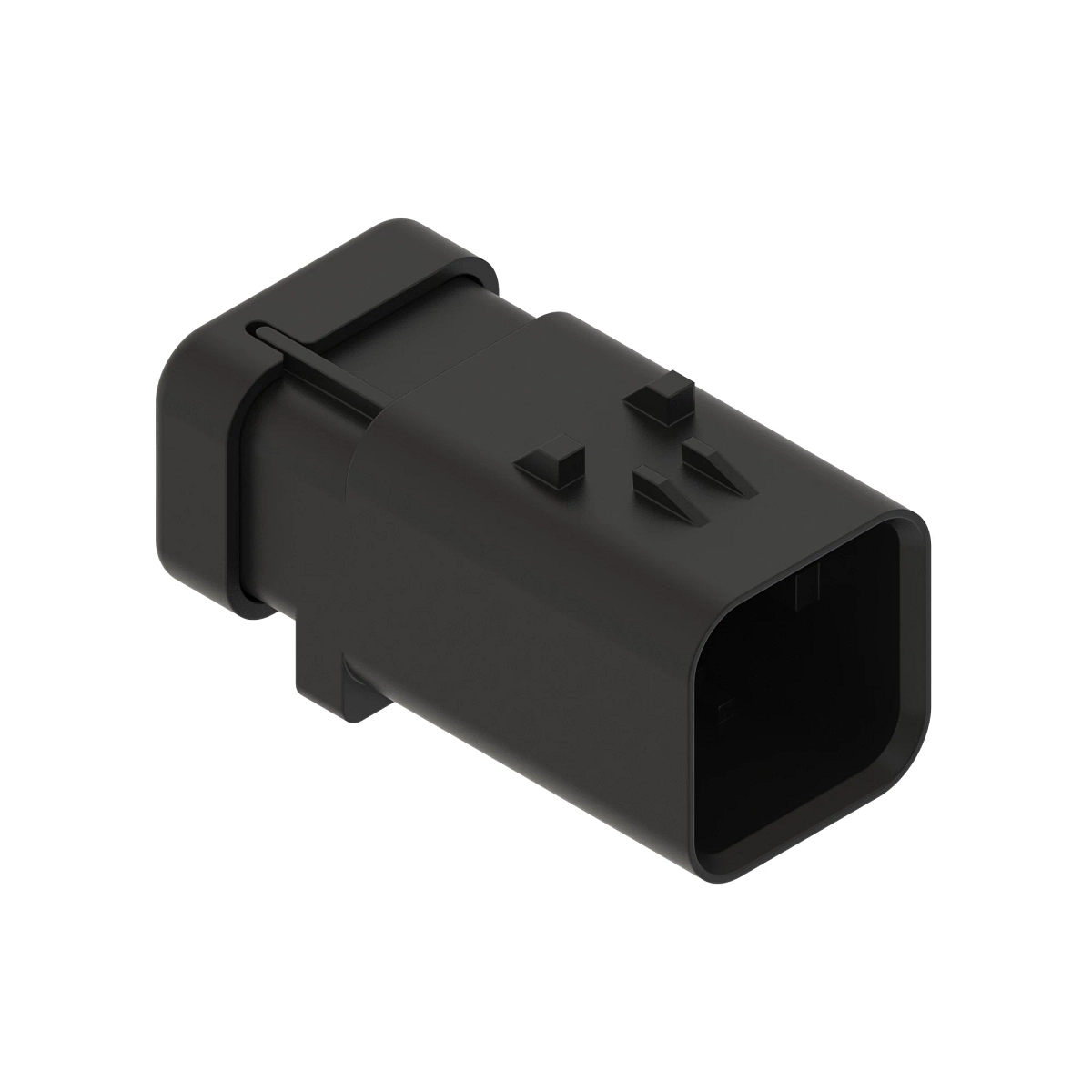 John Deere Red Electrical Connector Housing, 6 Cavities - 57M9789