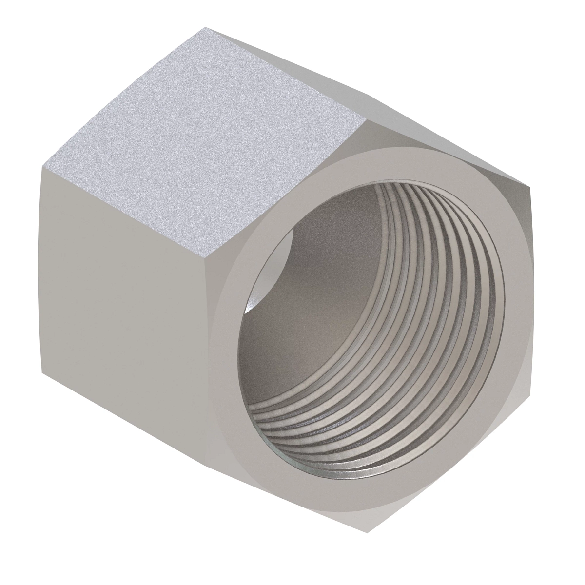 Tube Union, Metric, Union Nut