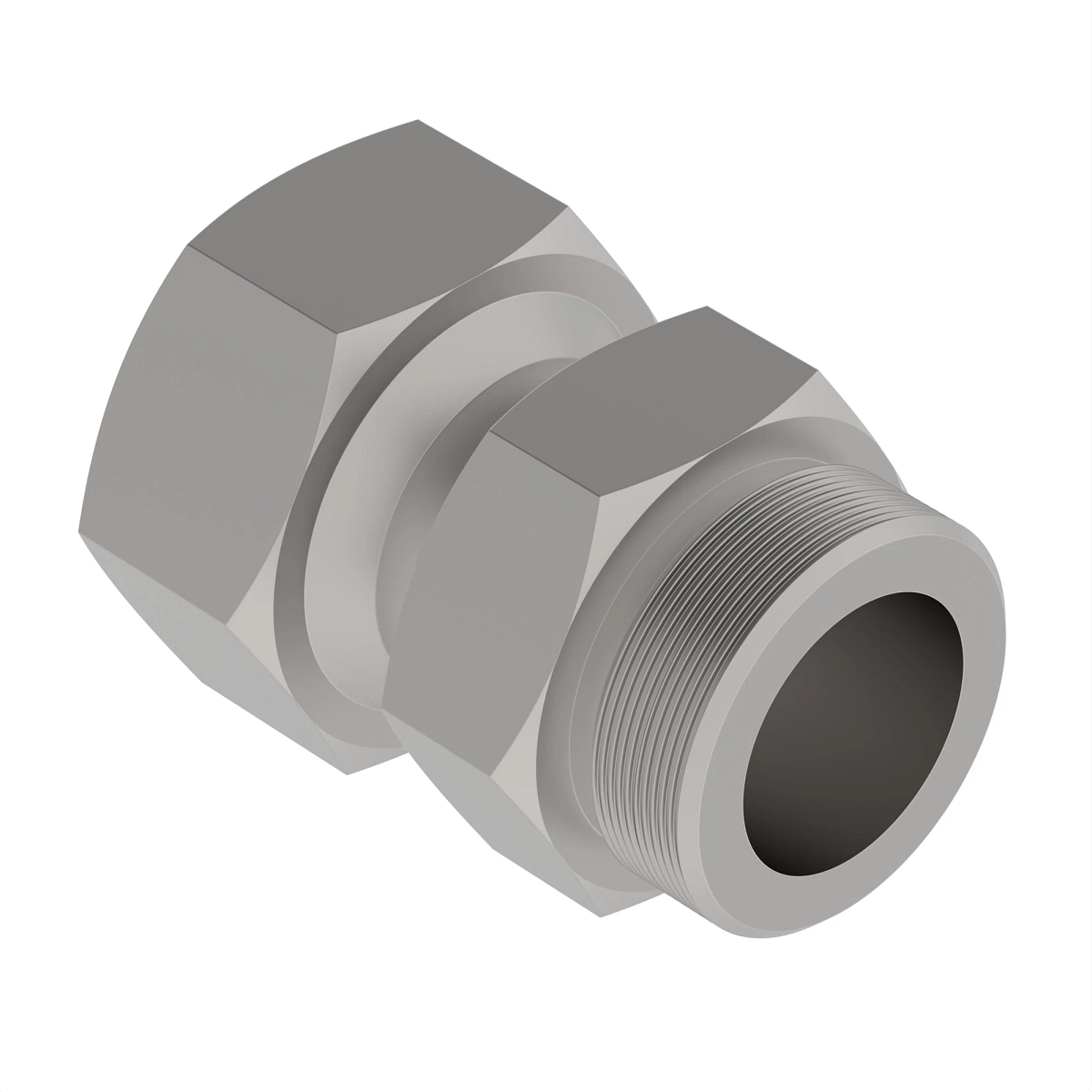 St Thd Swivel Connector, O-Ring FSF
