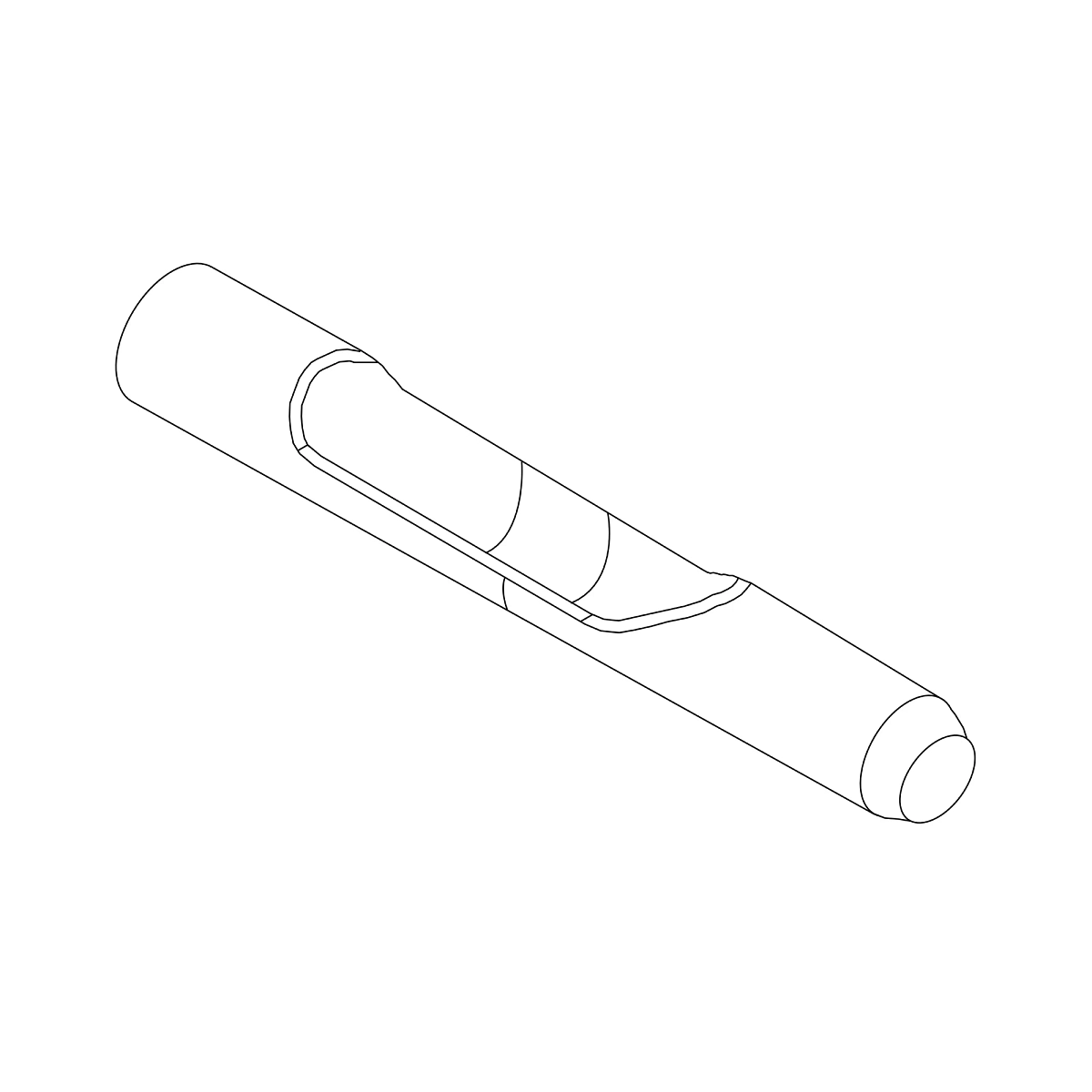 Tine, 13/16, Rolled Se, Pl, 5.75, 3/4 Mt