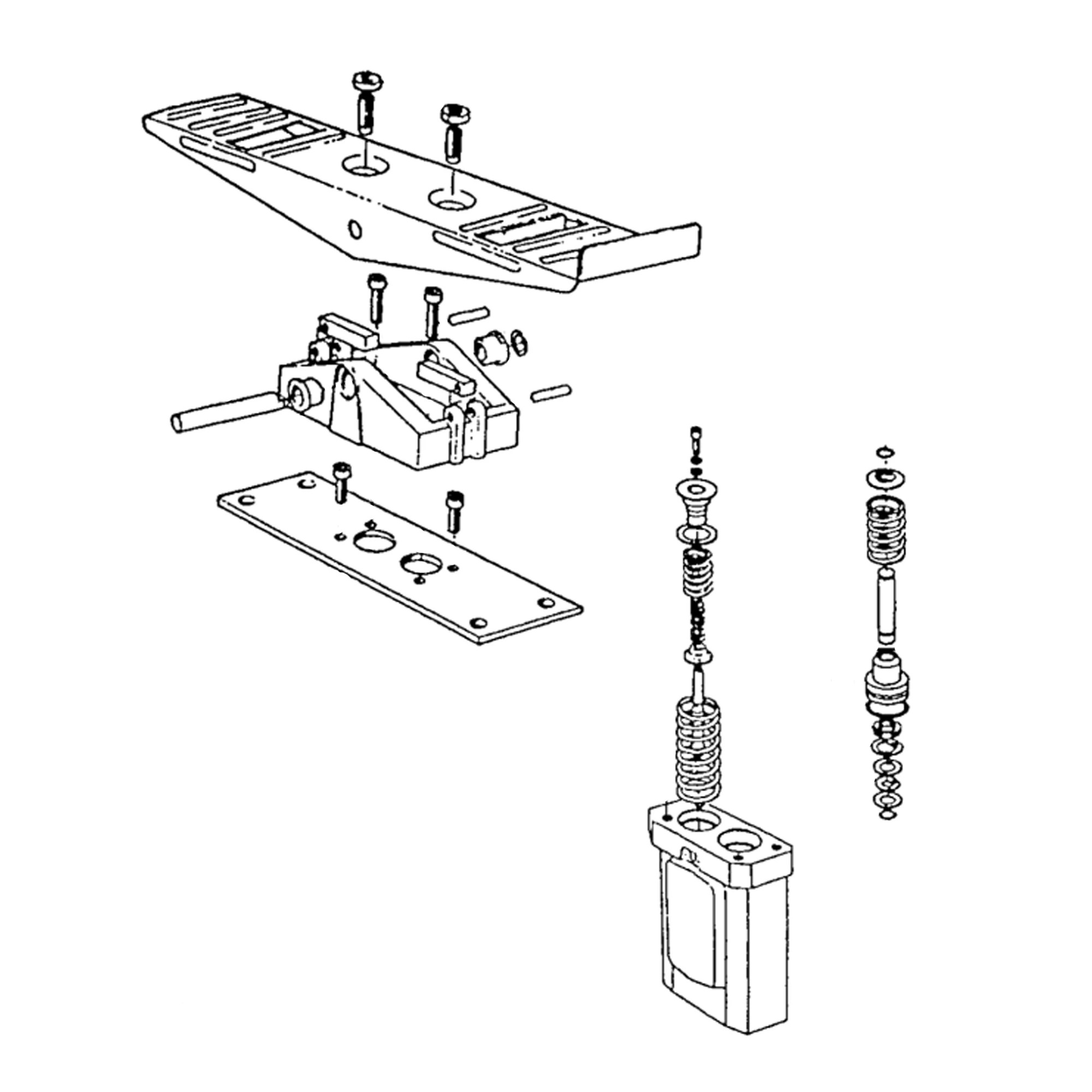 John Deere Foot Control Valve - AT152120