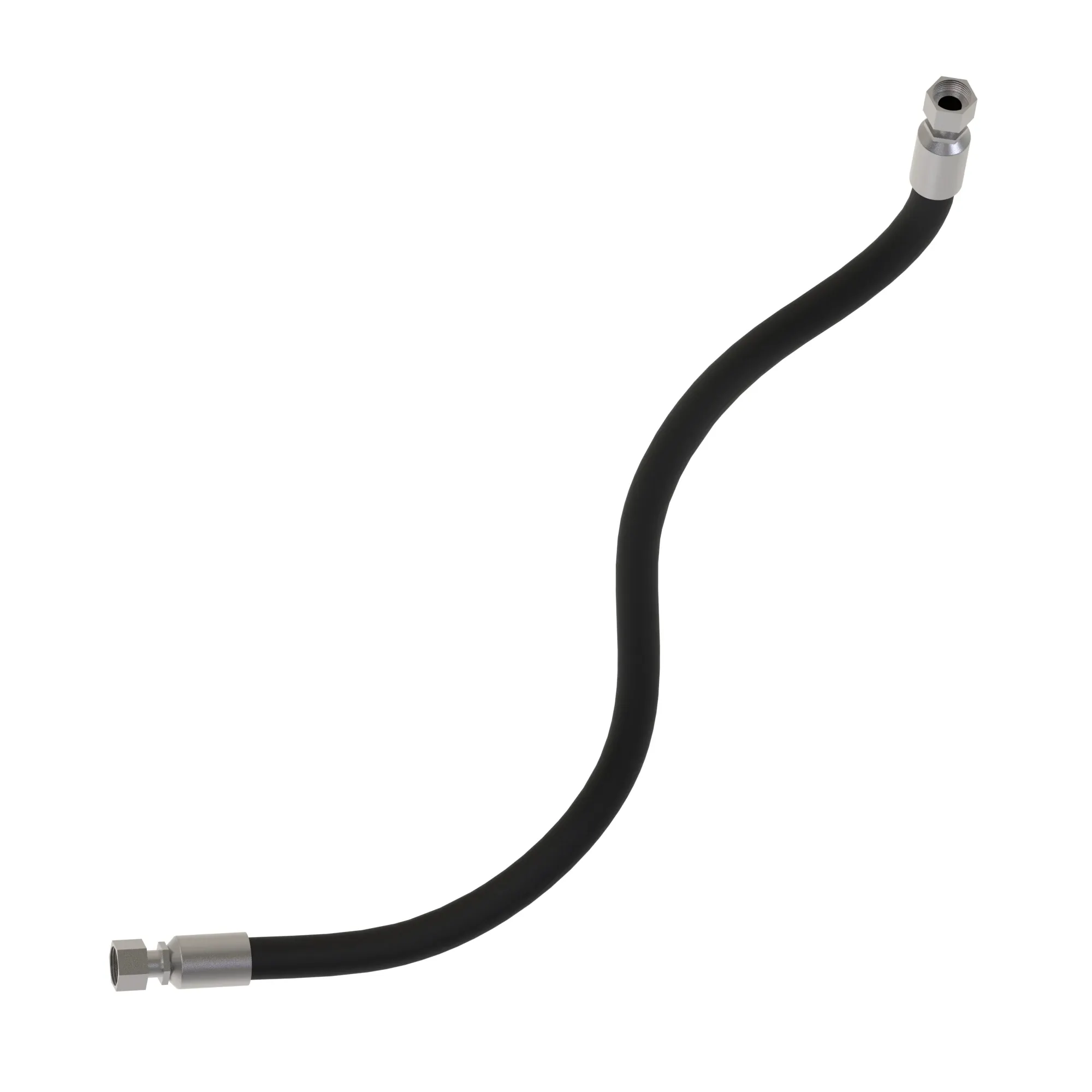 John Deere Secondary Steering Hydraulic Hose - AT401499