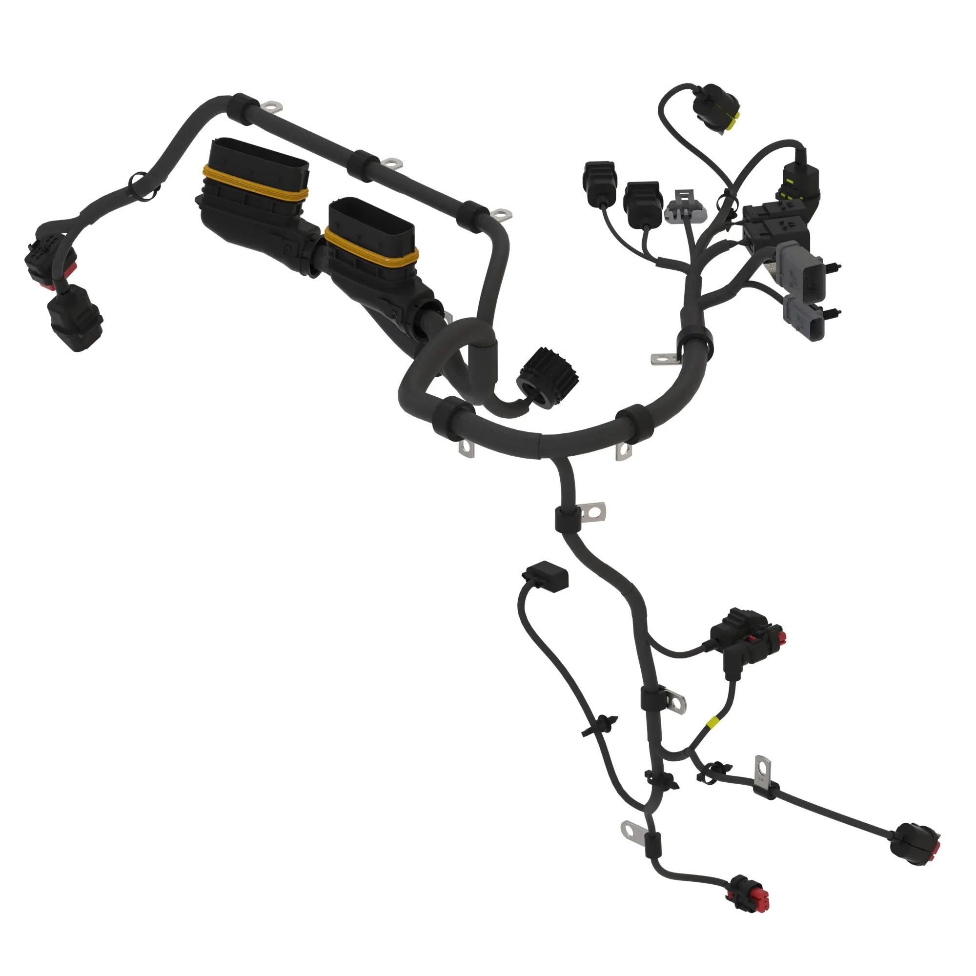 John Deere Remote Mount ECU Wiring Harness - DZ124556