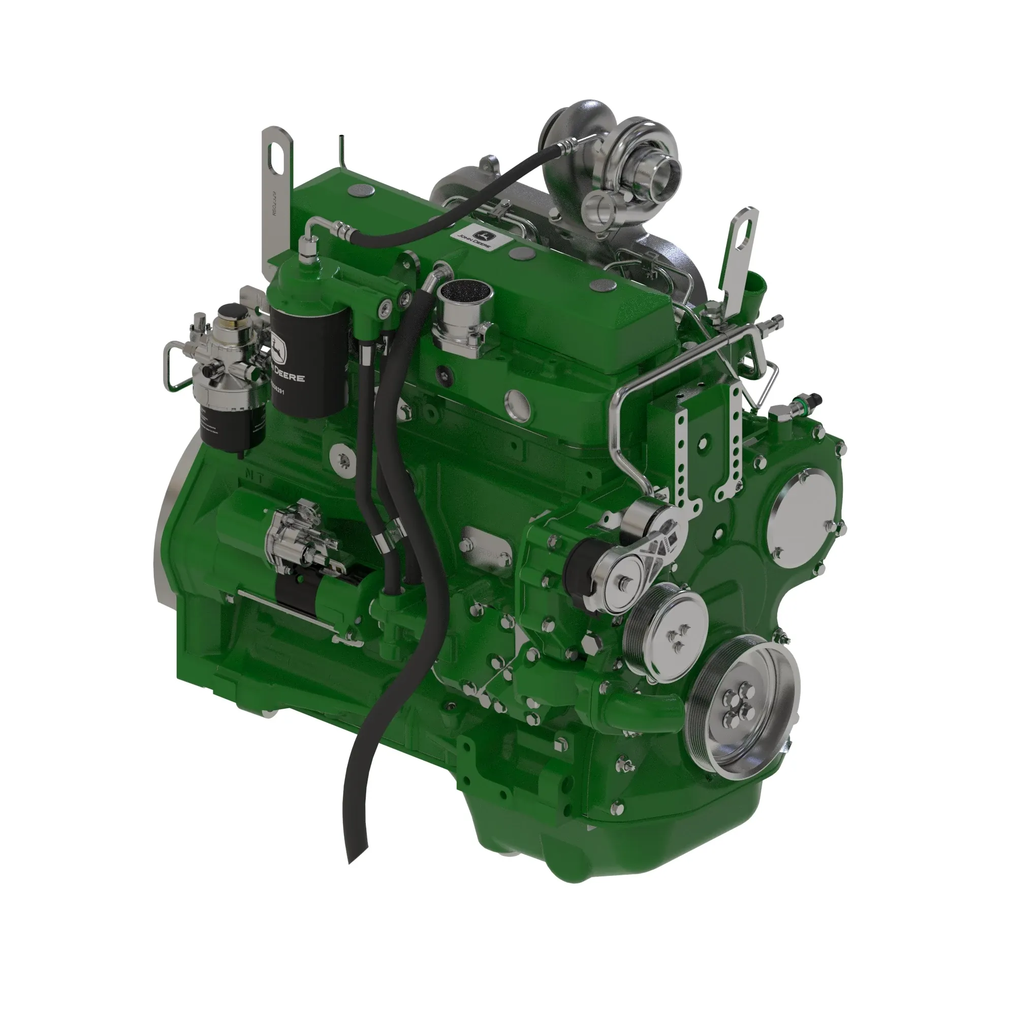 John Deere Diesel Engine Assembly - RE539134