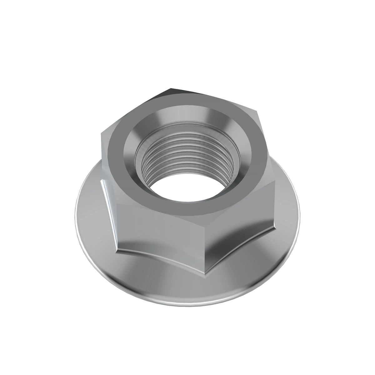 Nut, Metric, Hex Flange