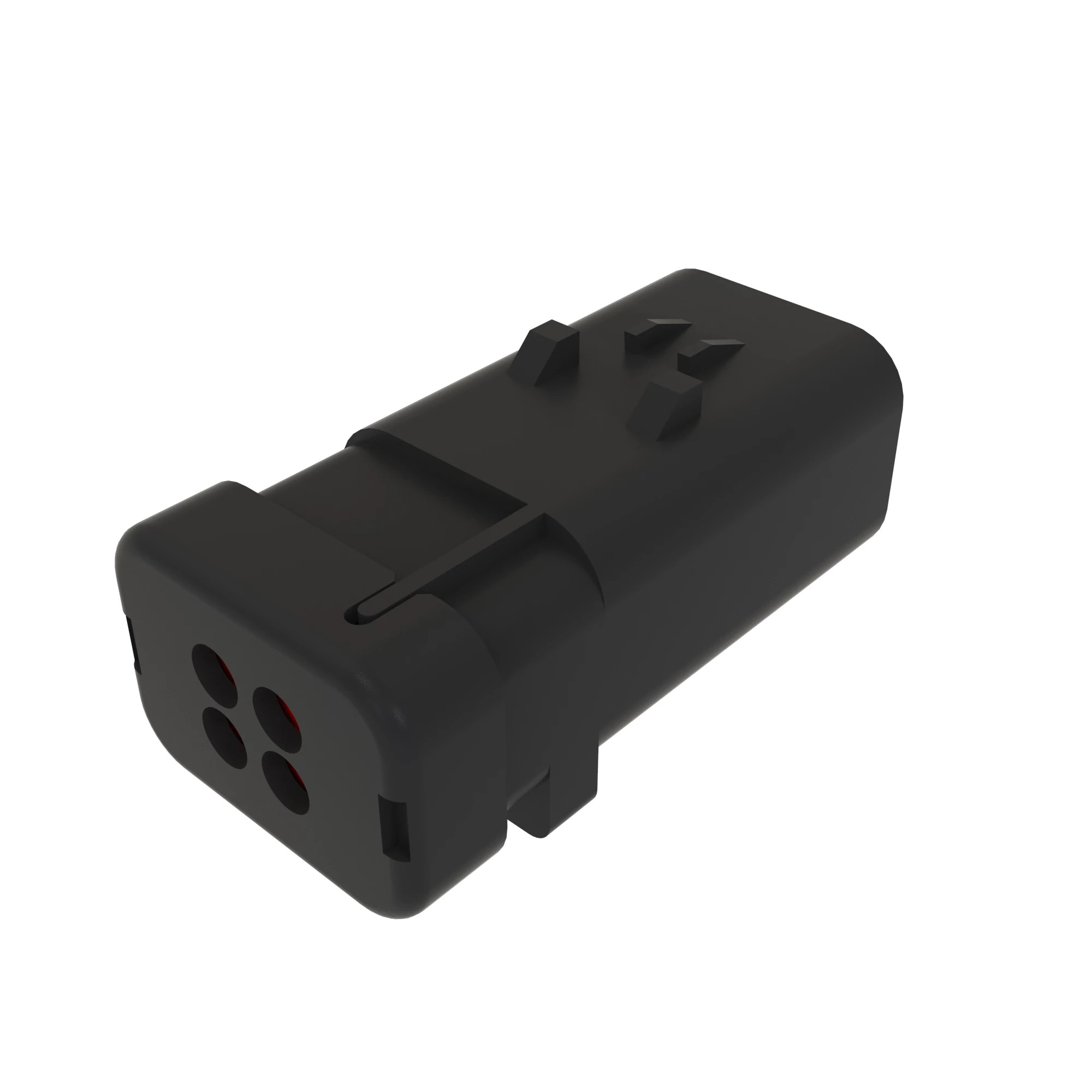 TYCO AMPSEAL16 4W PIN SLD RED PLSTC