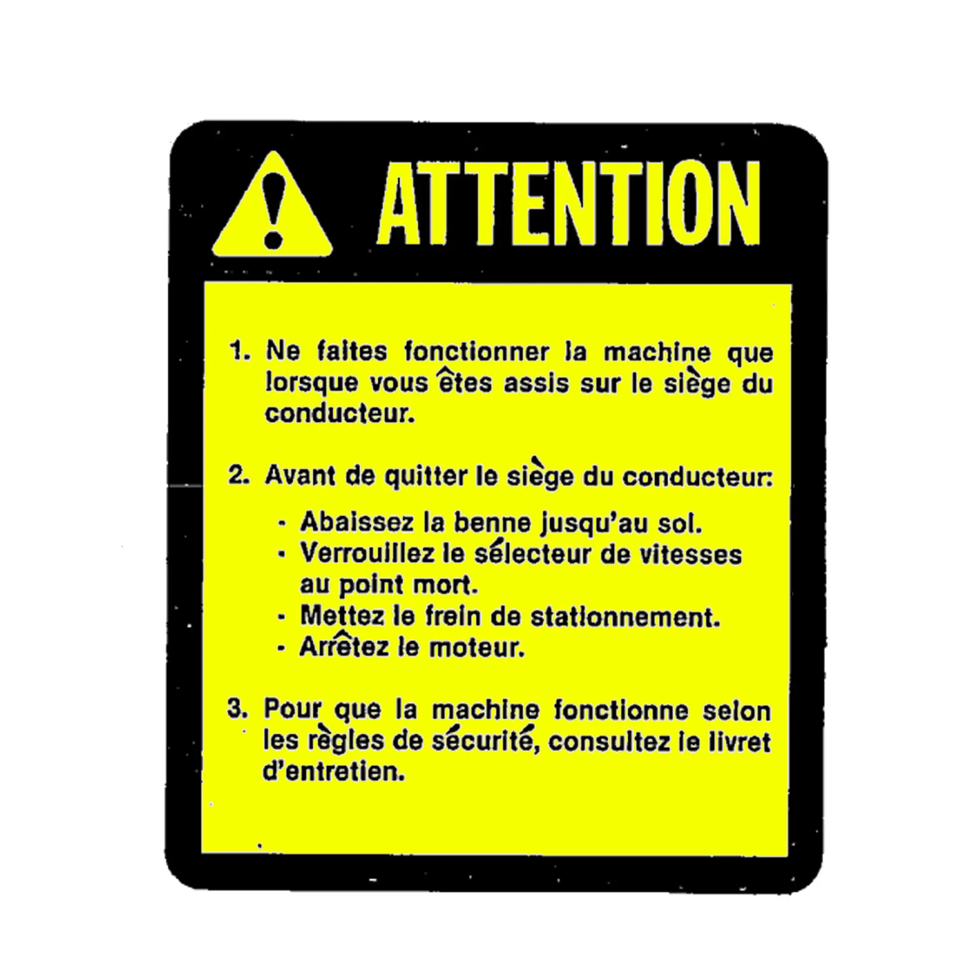 Safety Sign
