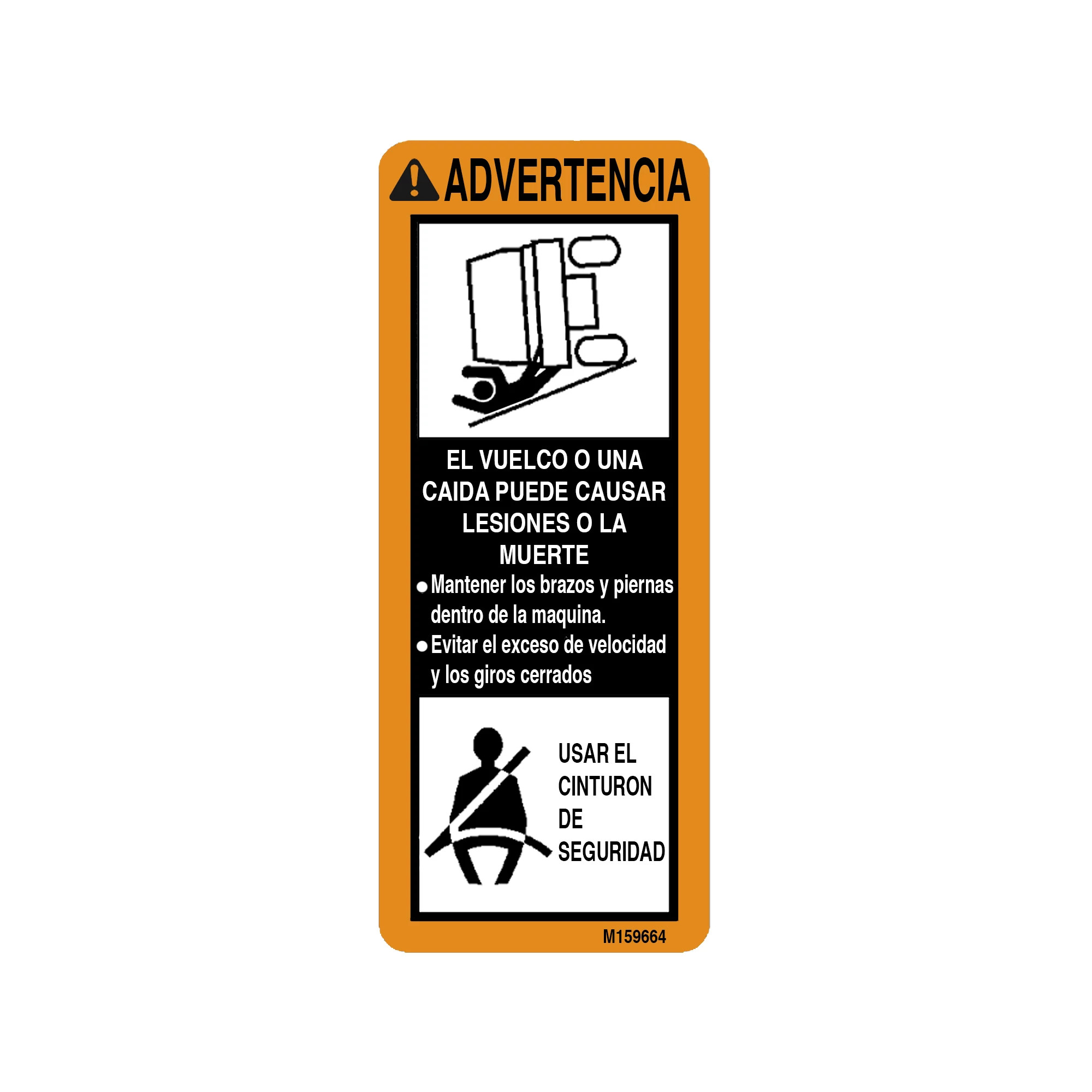 LABEL, WARNING (SPANISH)