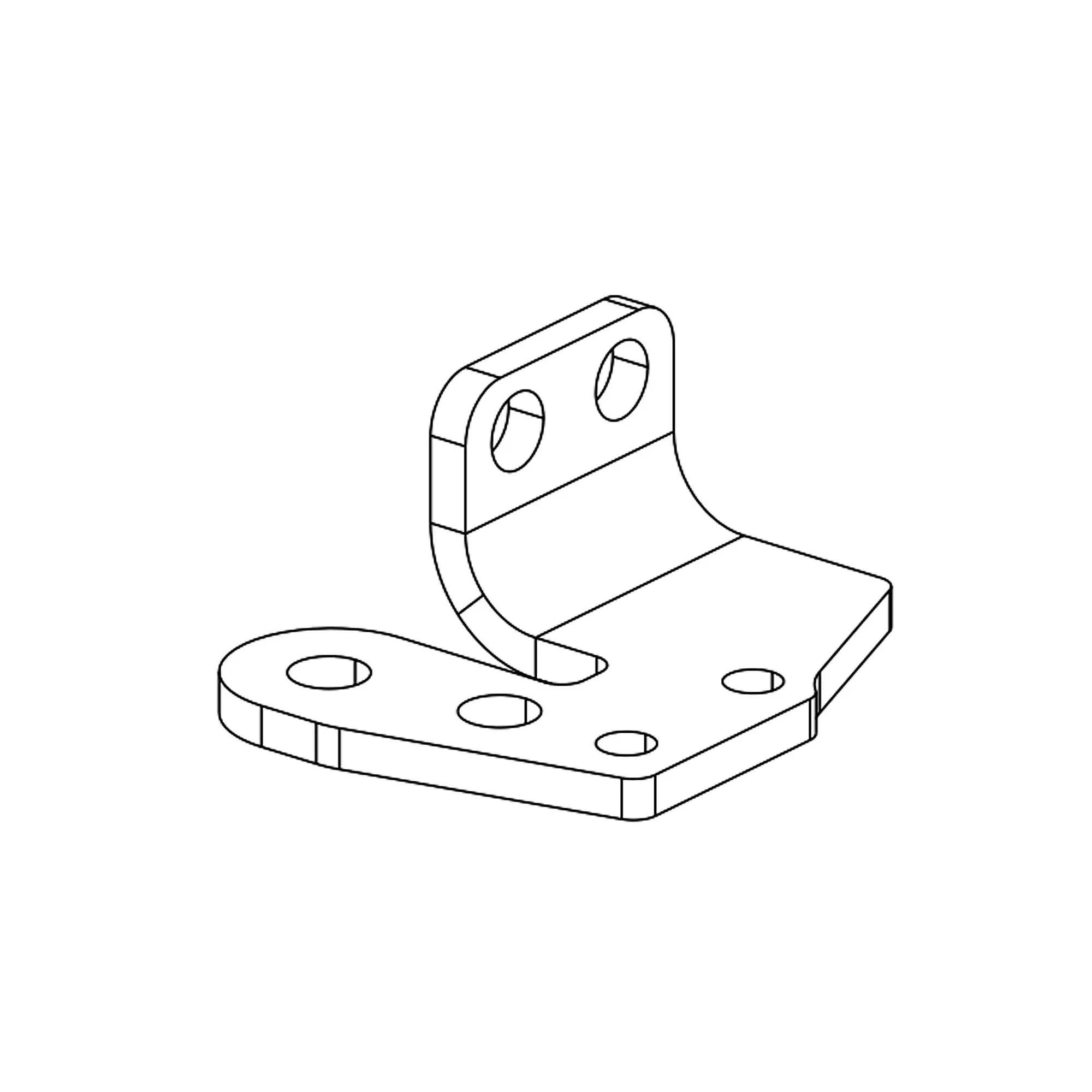 John Deere Rotator Hoses Bracket - F664573