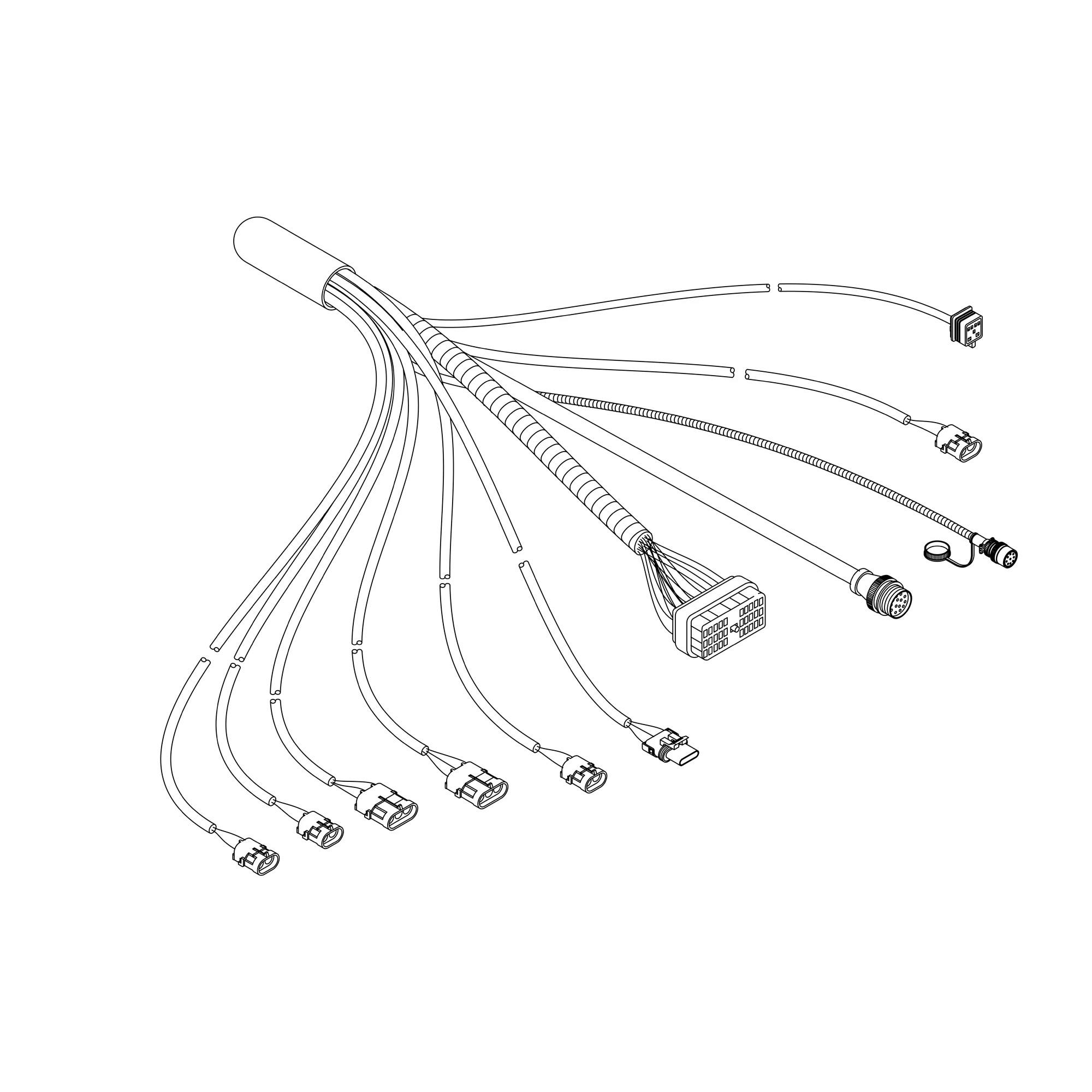 John Deere Seed Monitor Variable Drive Wiring Harness - AA65918