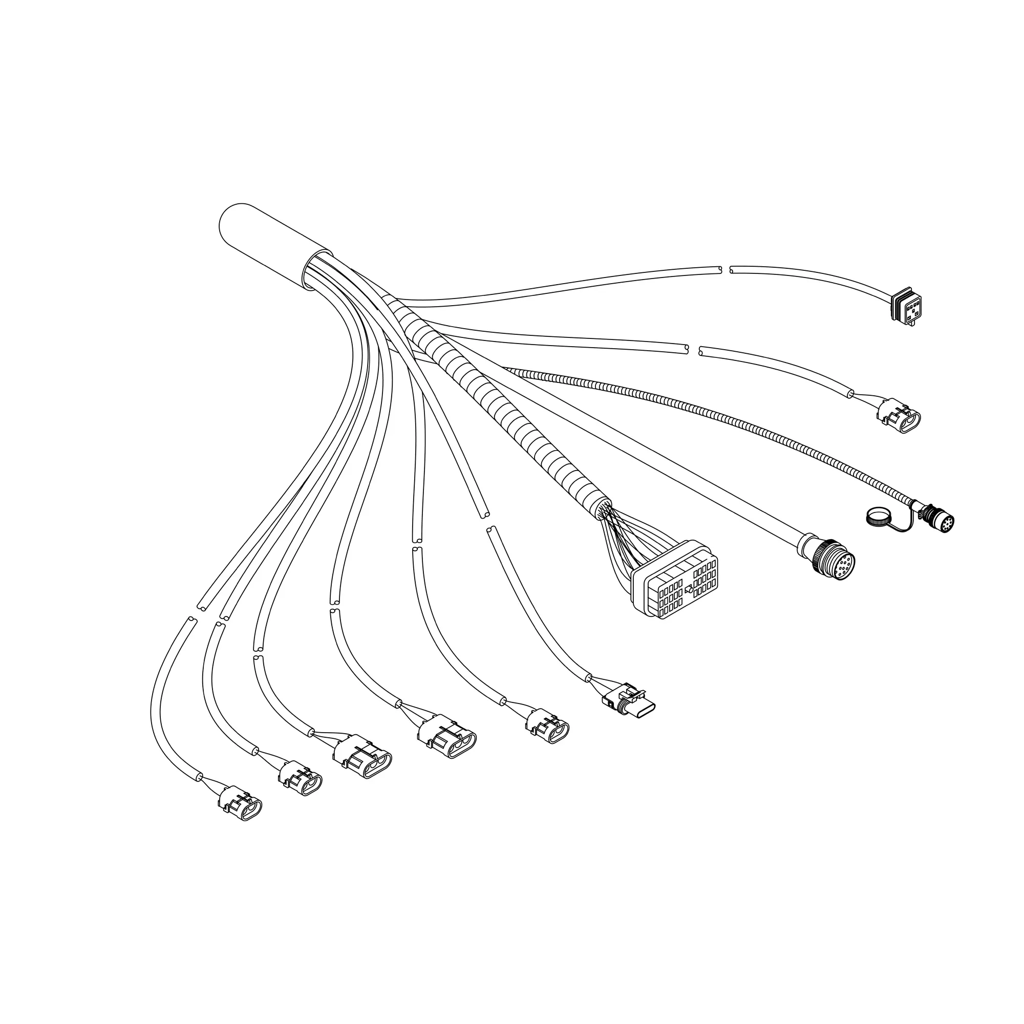 John Deere Seed Monitor Variable Drive Wiring Harness - AA65918