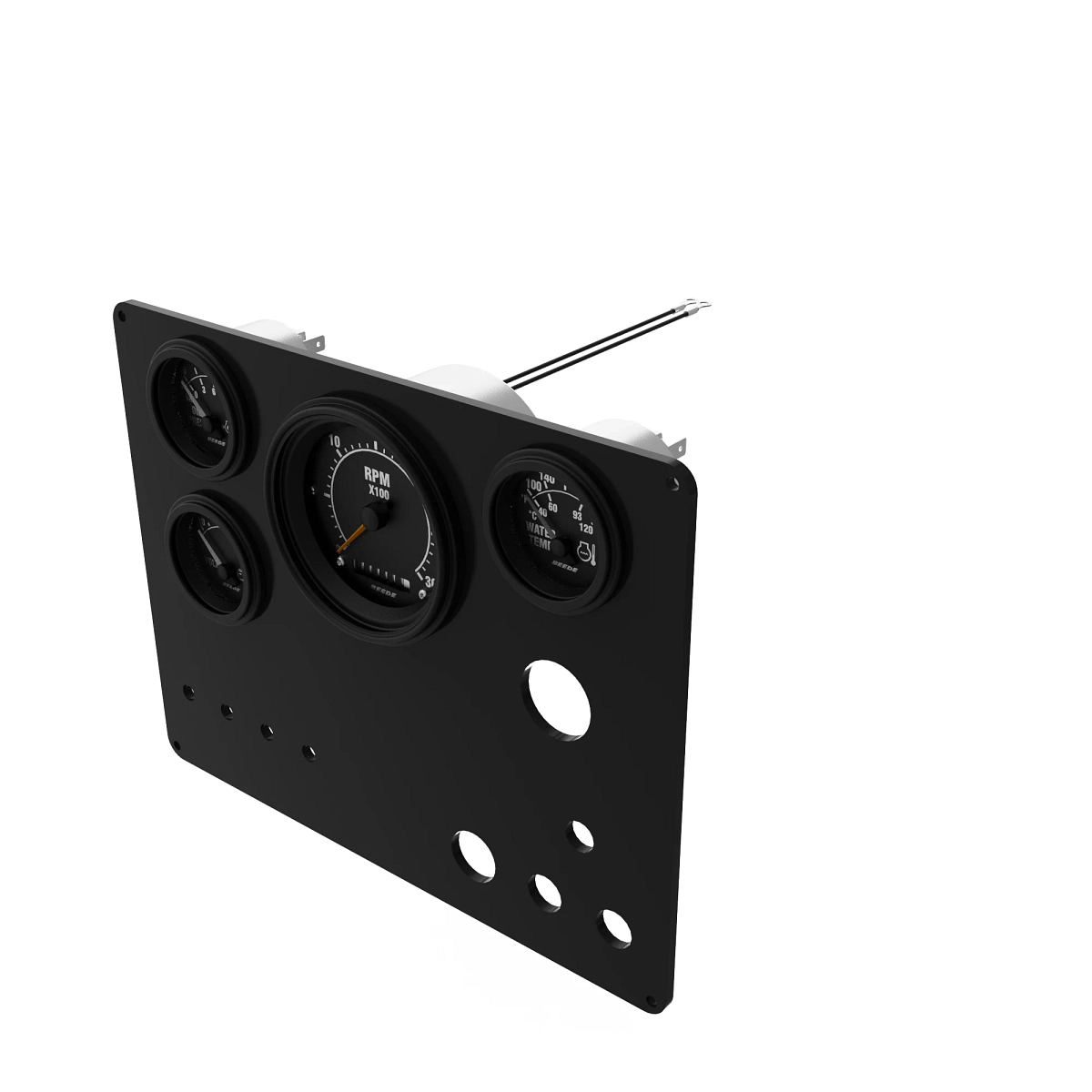 Instrument Panel, 12V, Main Station