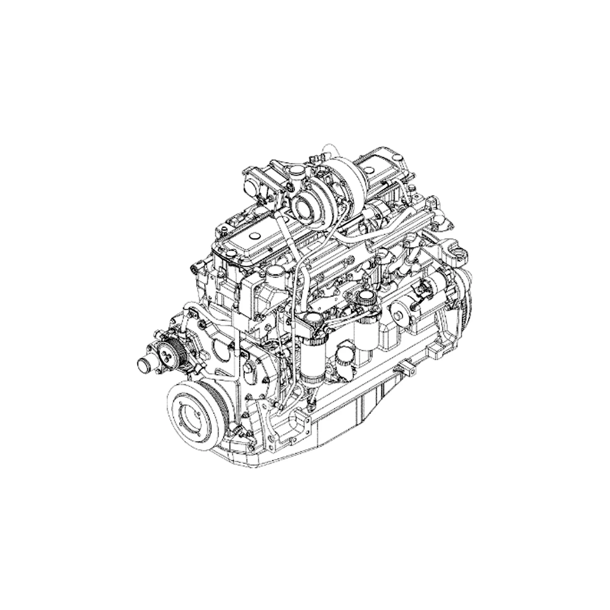 John Deere Reman REMAN Diesel Engine, 6.8 Liter, Tier 3 - SE502149