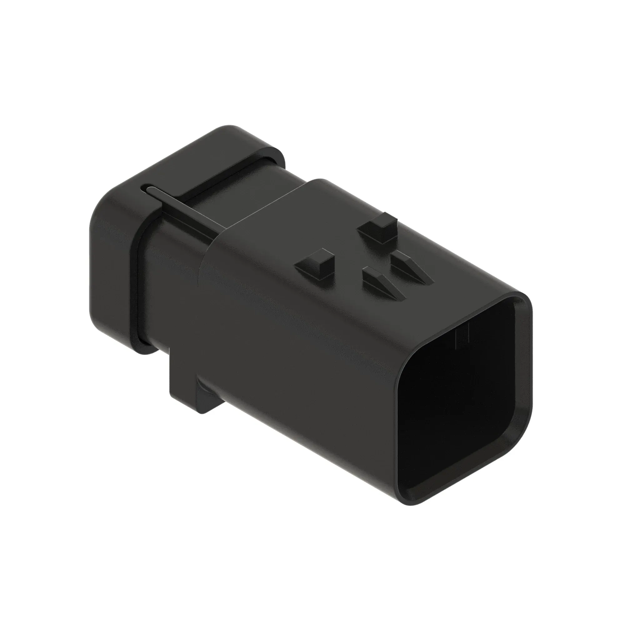 John Deere Gray Electrical Connector Housing, 6 Cavities - 57M9790