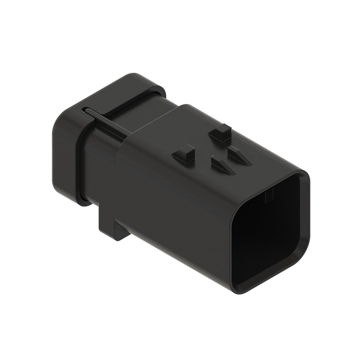 Tyco AMPSEAL16 6W Pin Sld Gry Plstc