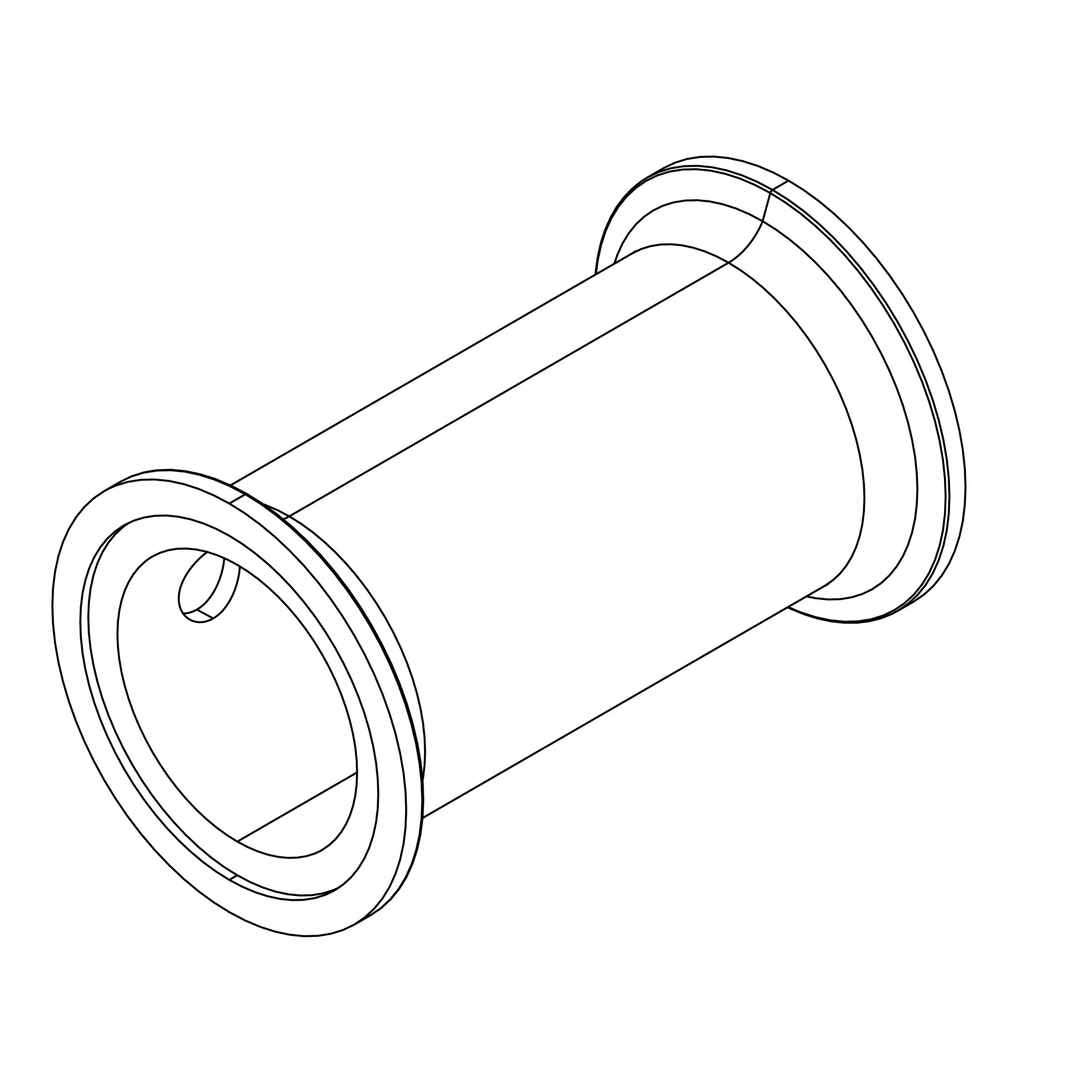 John Deere Hagie Flanged Adapter - 5HG500345
