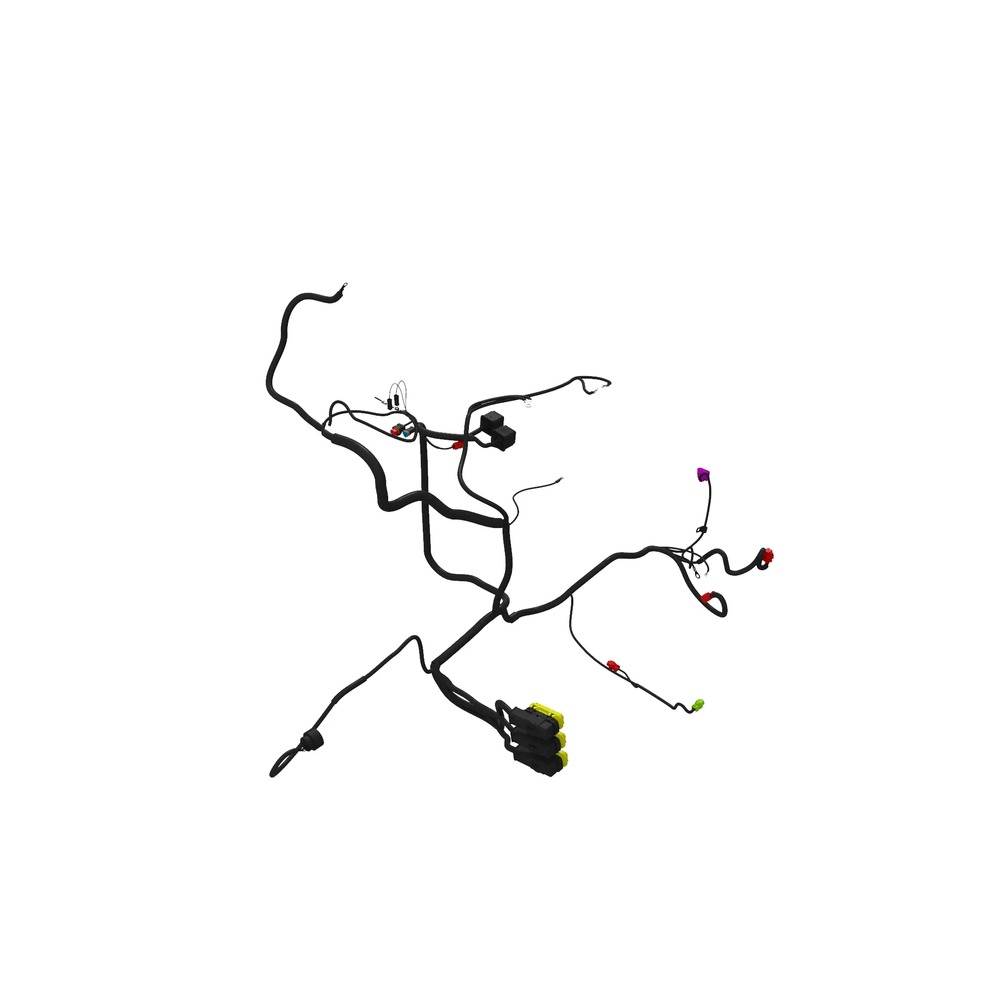 John Deere Engine to Engine Control Unit Wiring Harness - AT403485