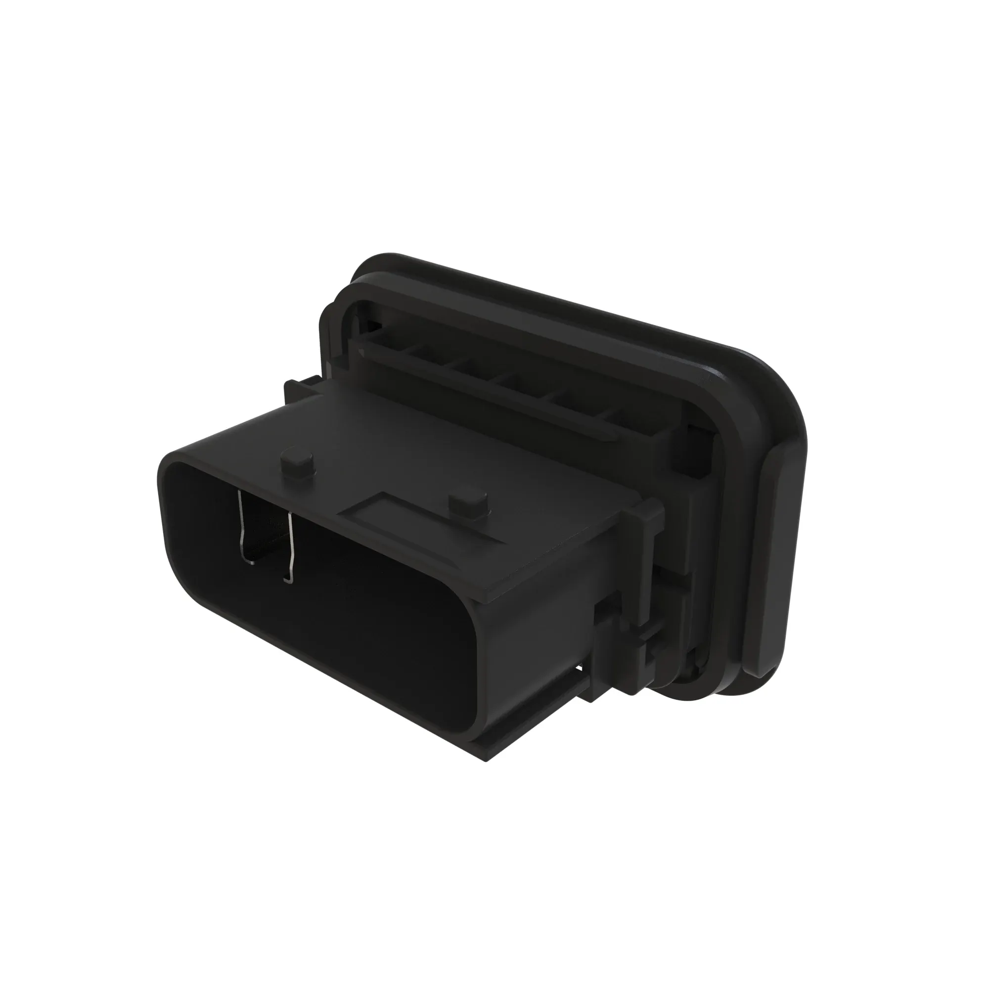 CONN TYCO HDSCNET+ 14W MS BLK PLSTC