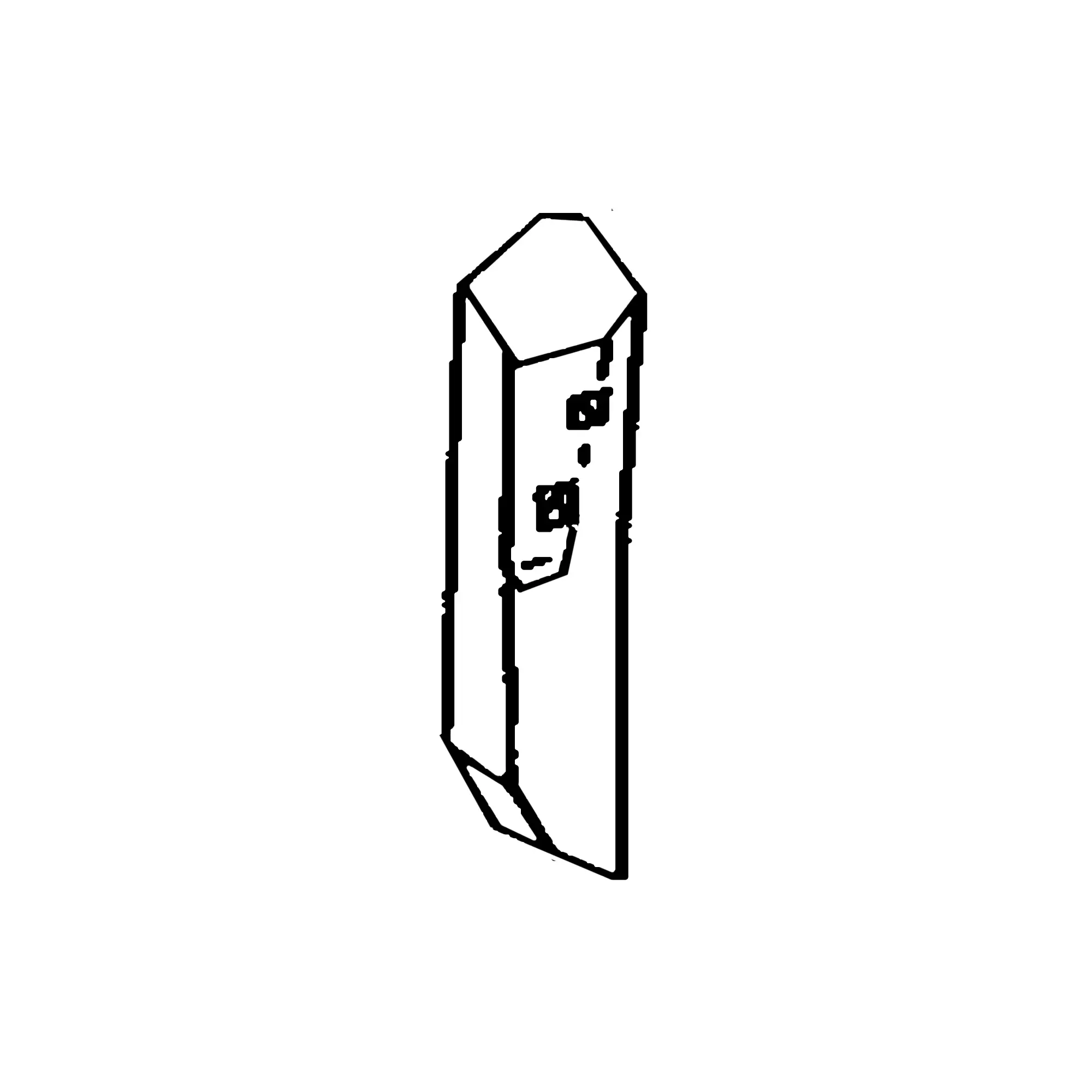 John Deere Drawbar Sway Block, Right Side - R104901