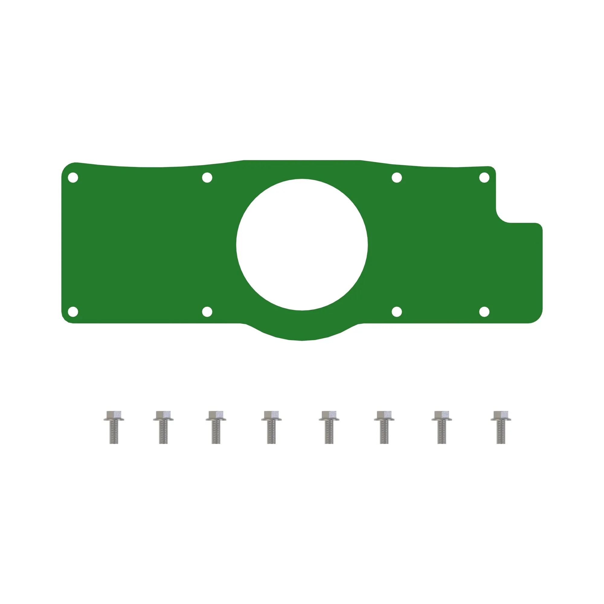 WAGON HITCH COUPLING, REAR PLATE