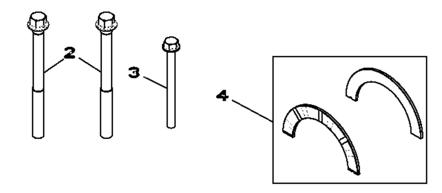 John Deere Engine Overhaul Kit - RE525748