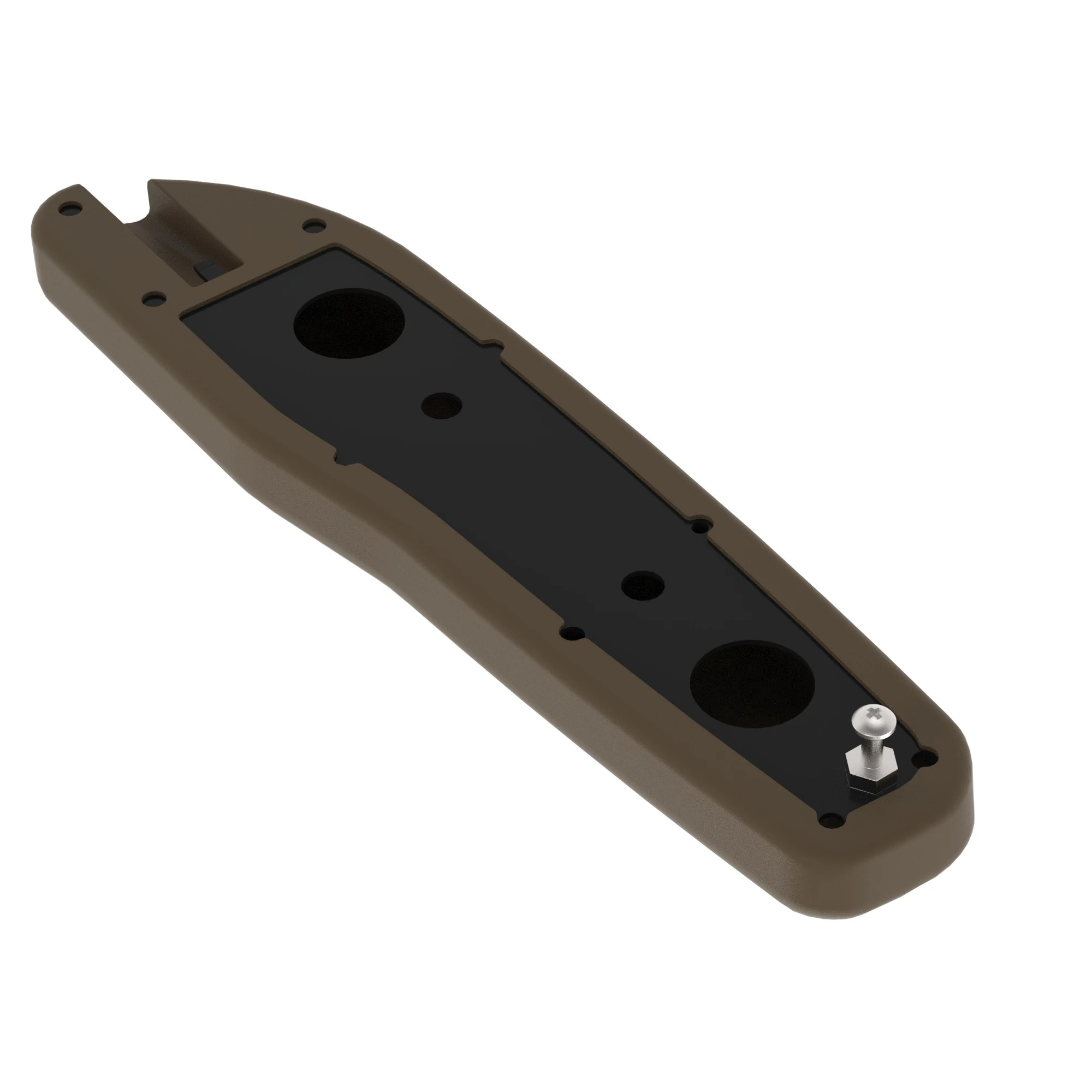 John Deere Right Side Brown Armrest Pad - AT350318