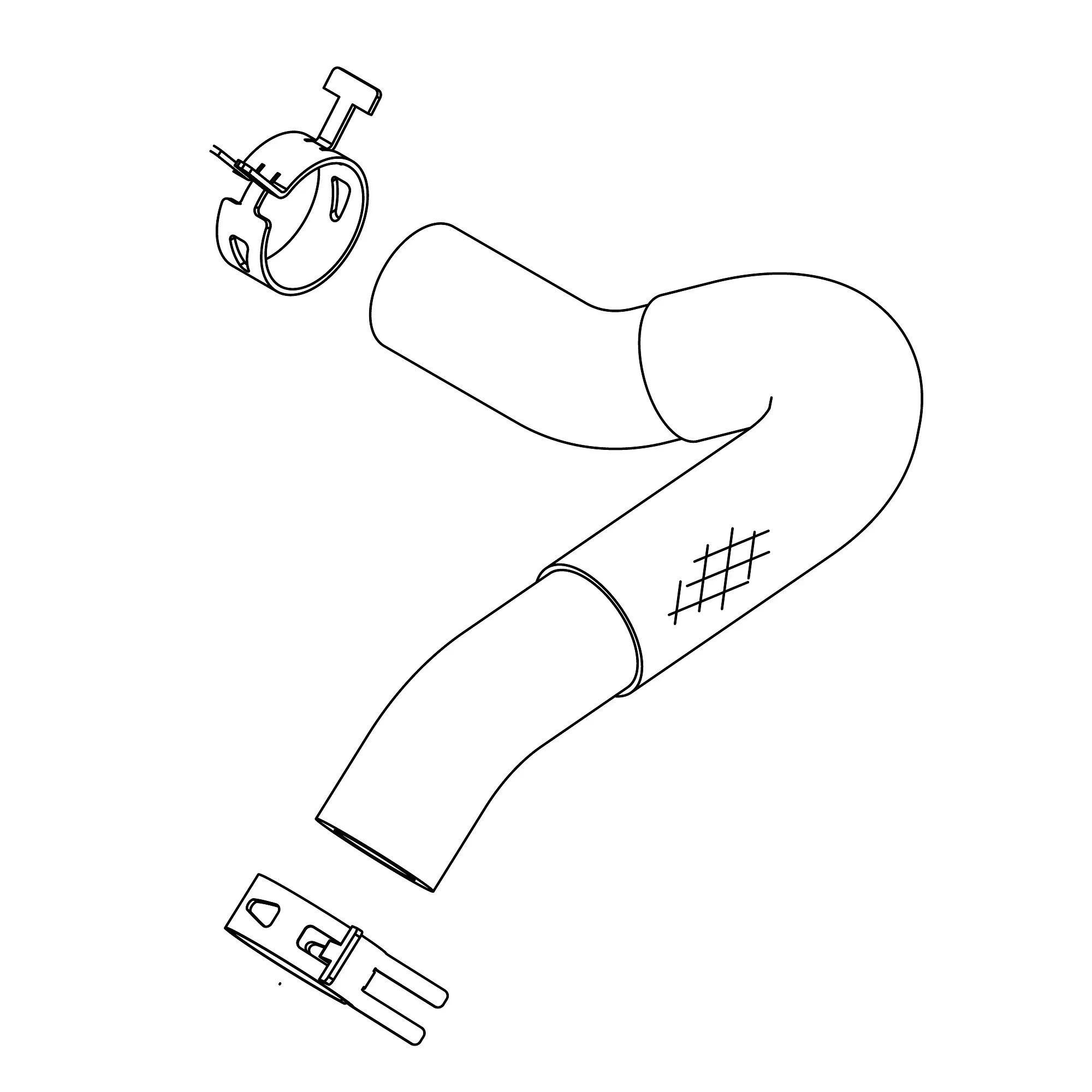 Hose Assy, Egrc Out B