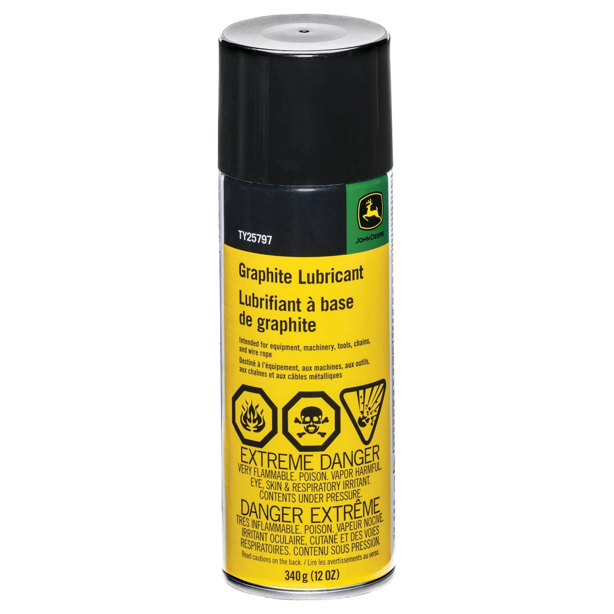 TY25797: Graphite Lubricant, Aerosol Can 340 gram (12 Oz) | Shop.Deere.com TY25797: Graphite Lubricant, Aerosol Can 340 gram (12 Oz) | Shop.Deere.com