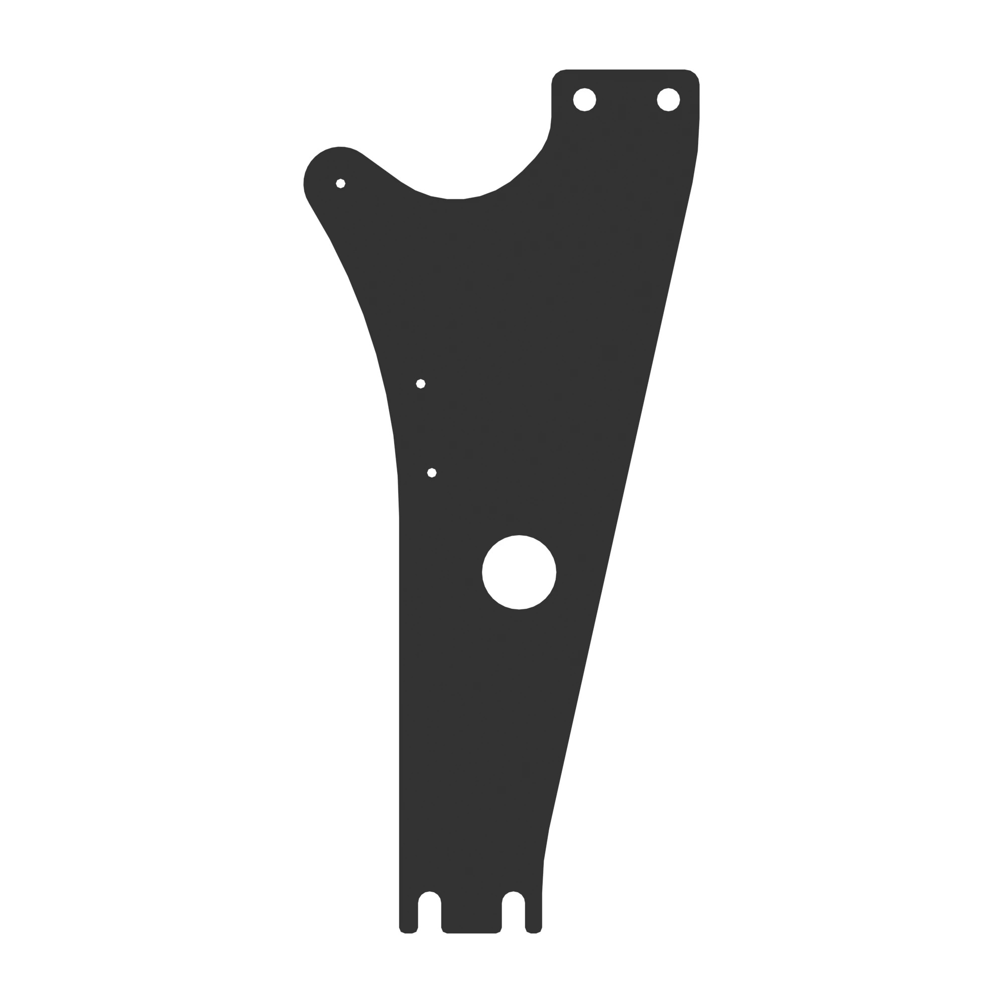 PLATE, NARROW FENDER, WIRE HARNESS