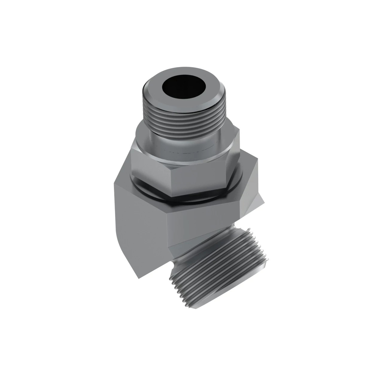 45 DEG ADJ STUD ELBOW (SDE45), ORFS