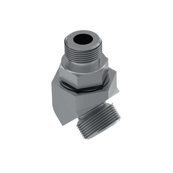 John Deere 45 Degree Adjustable Stud Elbow Fitting - 38H5146