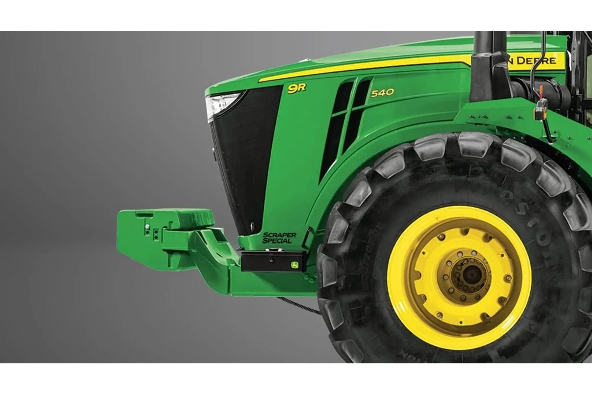 9R 540 Scraper Special side view