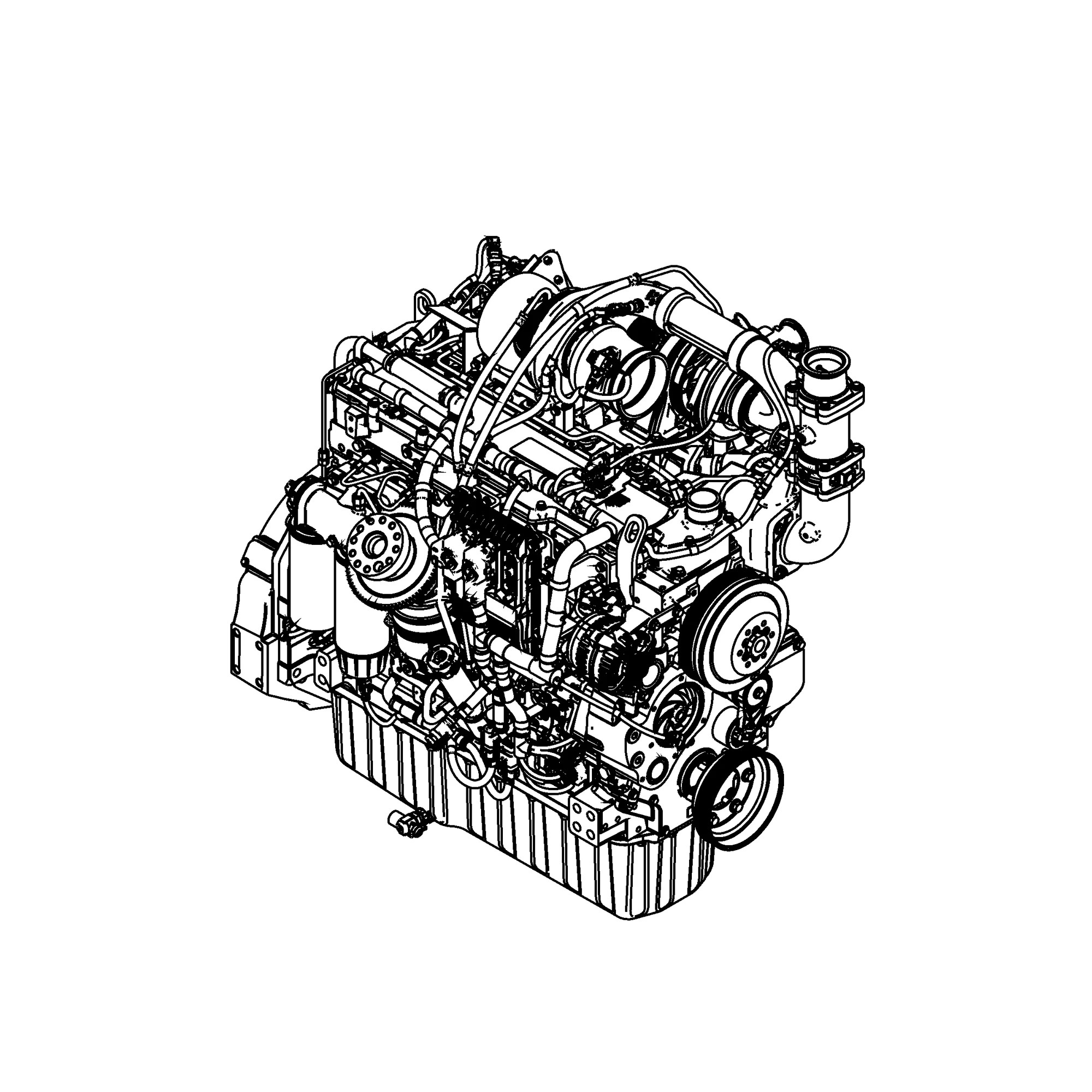 John Deere Reman REMAN Diesel Engine - RM100457