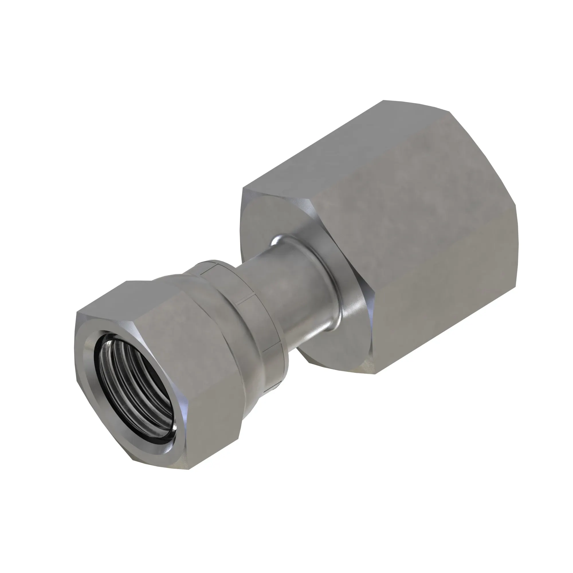 St Thd Swivel Female Connector
