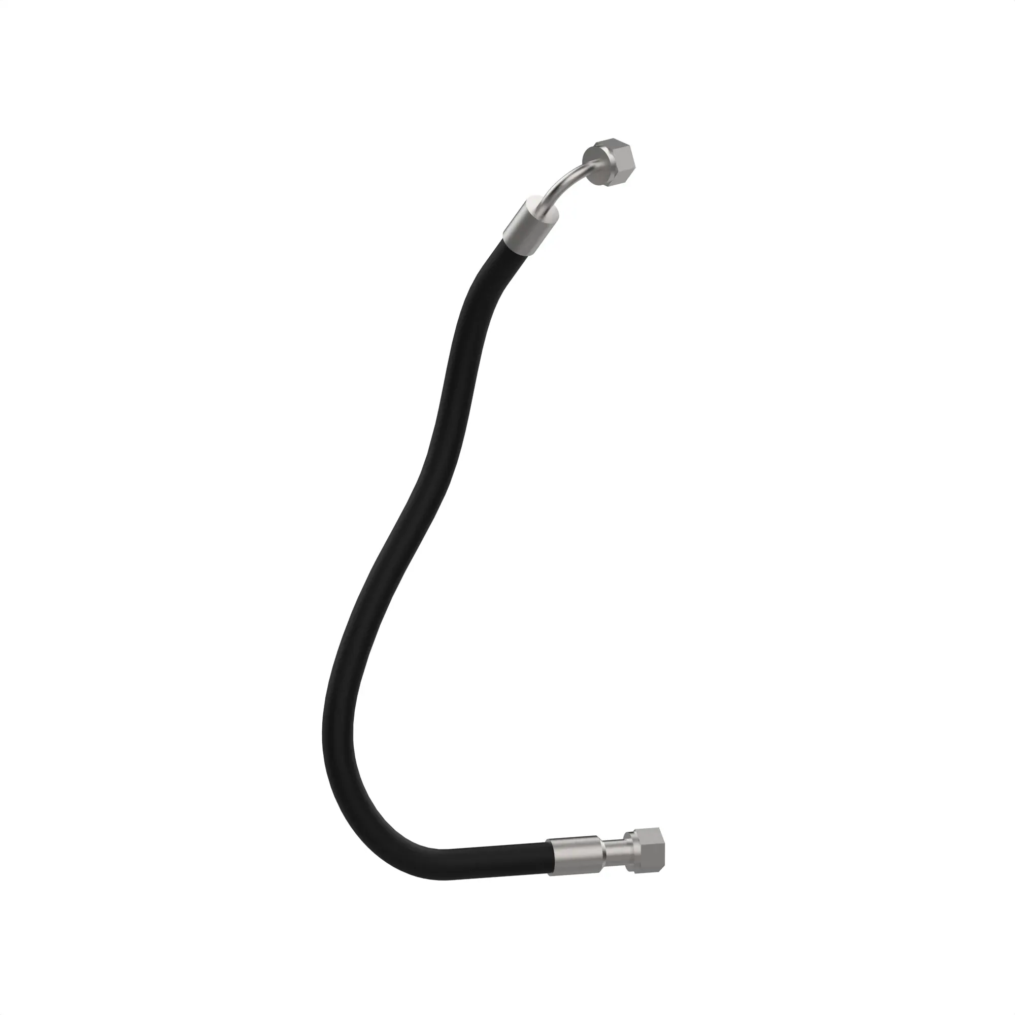 John Deere Hydraulic Hose with Elbow Fitting - F699465