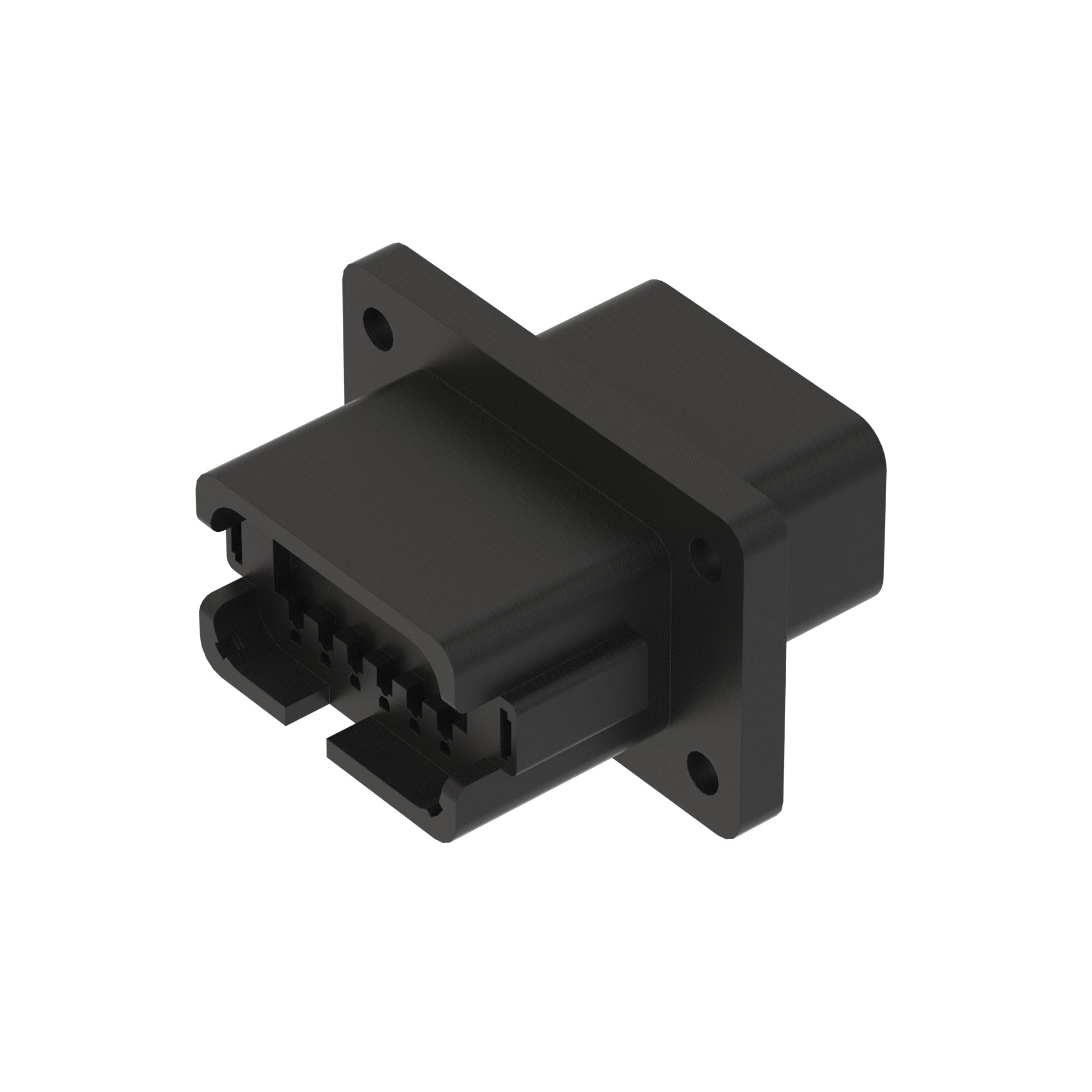 CONN DEUTSCH DT 12W FS BLK PLSTC