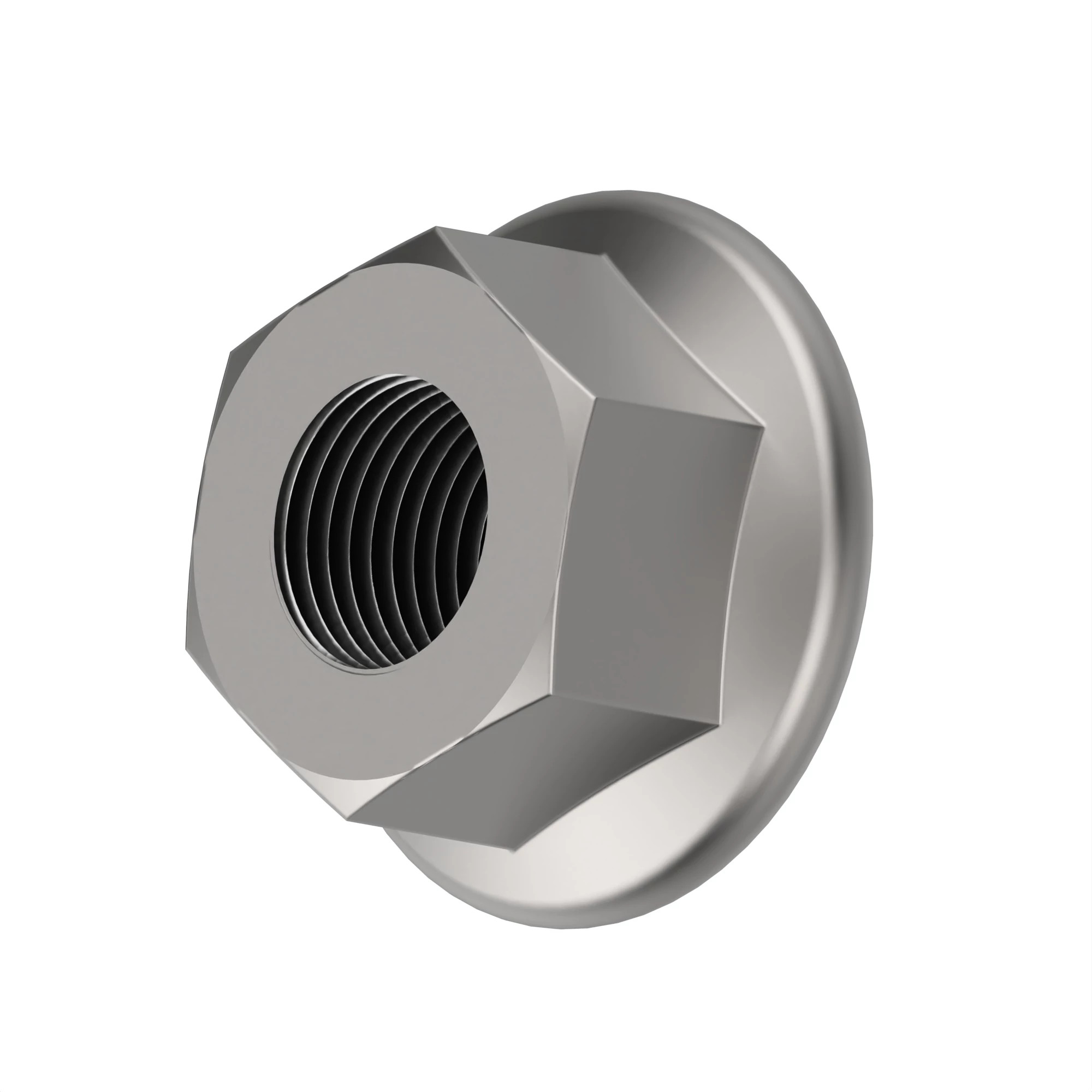 LOCK NUT, SERRATED FLANGE
