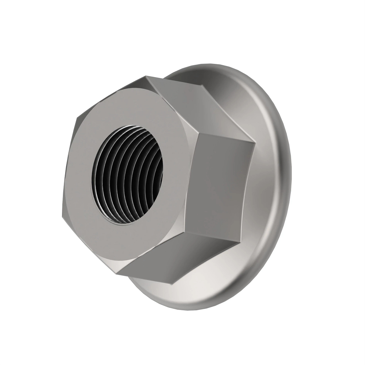 LOCK NUT, SERRATED FLANGE