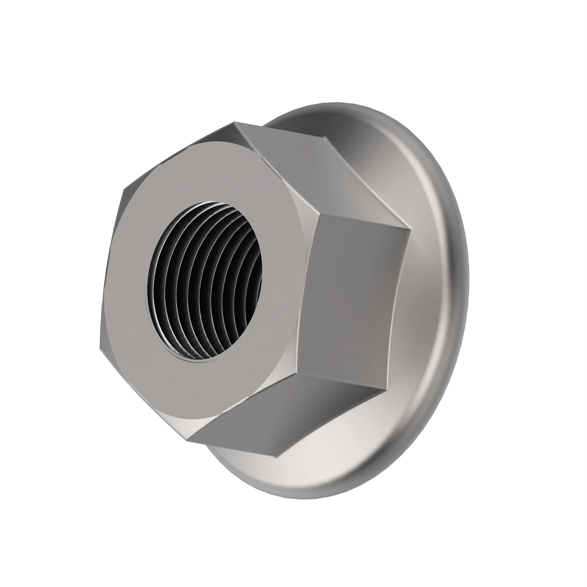LOCK NUT, SERRATED FLANGE