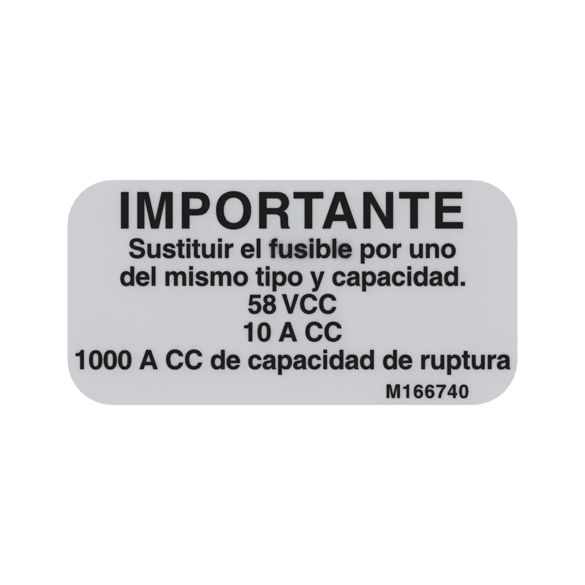 John Deere Fuse 10A 58V, Spanish - M166740