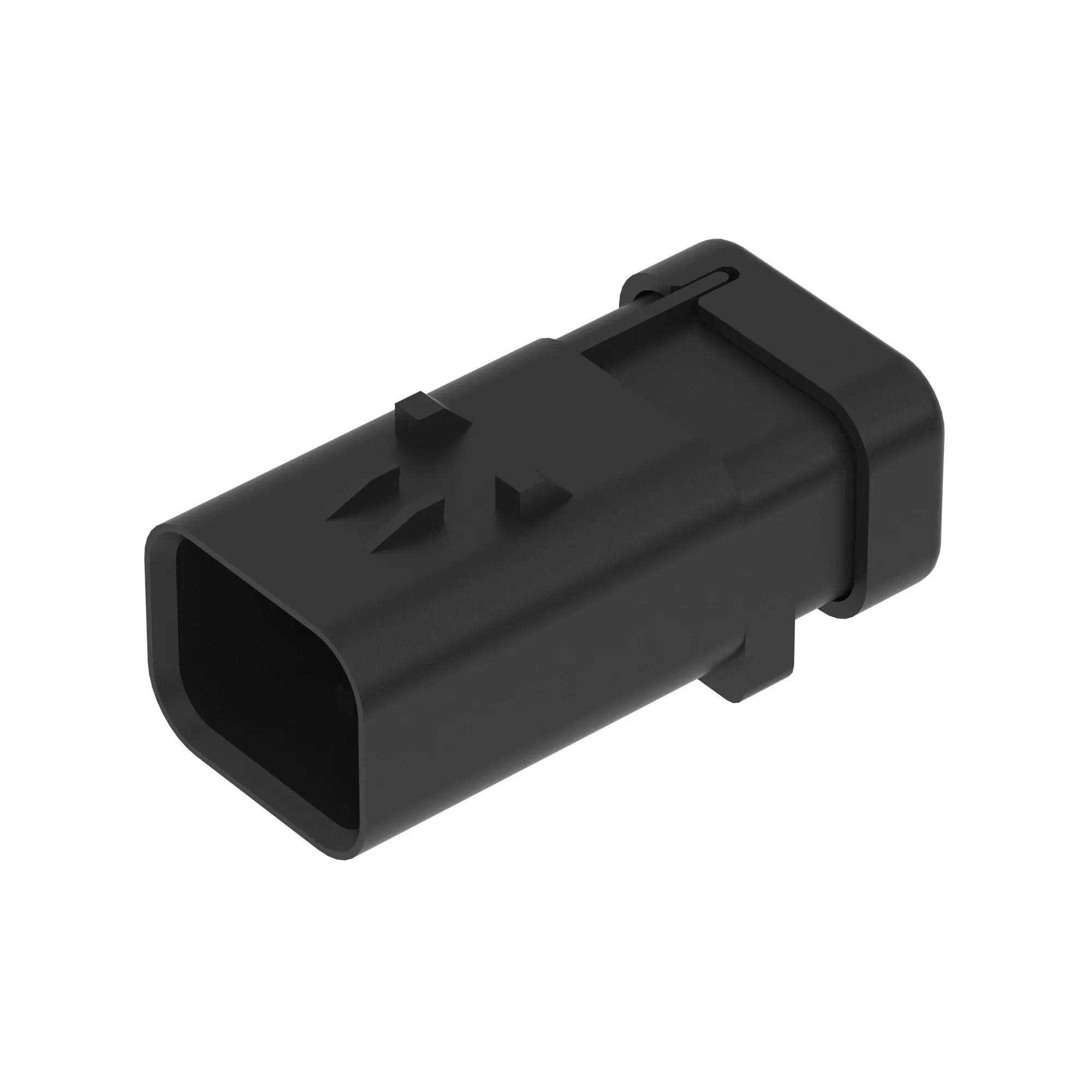 TYCO AMPSEAL16 4W PIN SLD GRY PLSTC