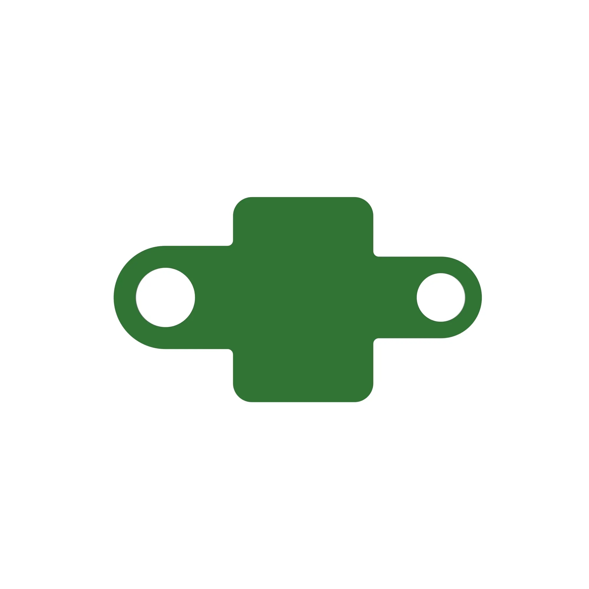 BRACKET, RETURN PORT LABEL
