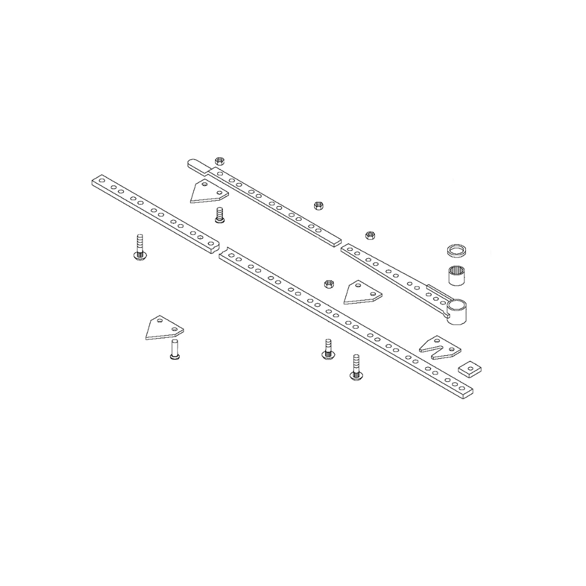 John Deere Left Side Overserrated Cutterbar, 12 Feet - AE49691