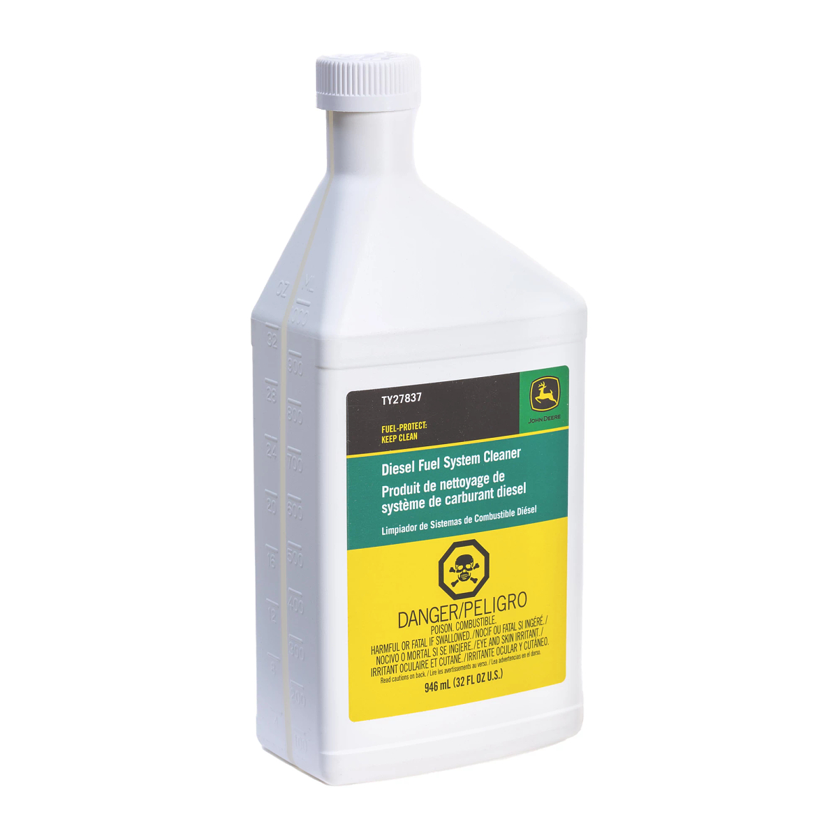 John Deere Diesel Fuel System Cleaner, Fuel-Protect™, Keep Clean Solution, 946 ml (32 Fluid Oz) - TY27837